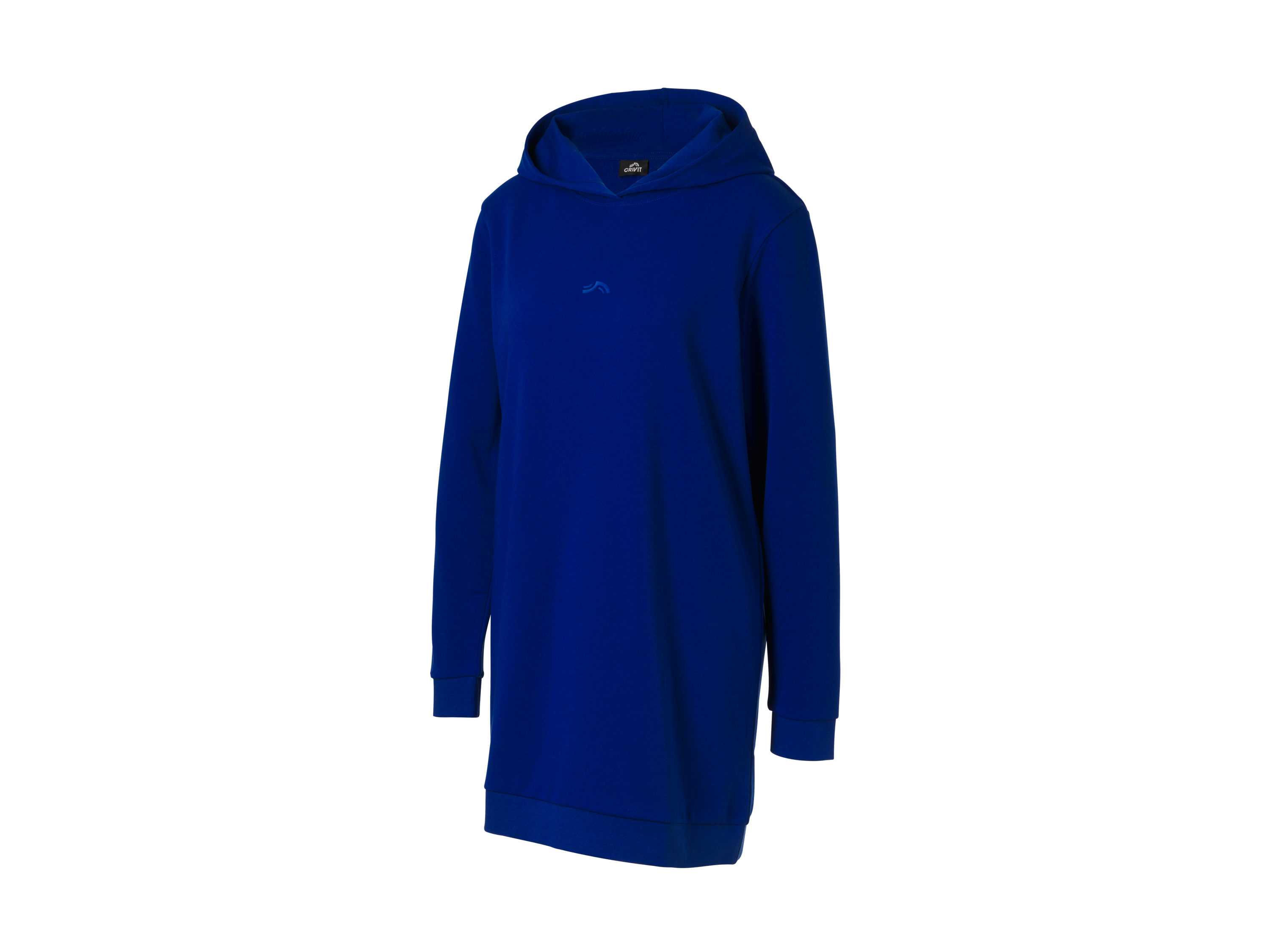 Crivit Bluza dresowa damska z kapturem Niebieski, S36/38