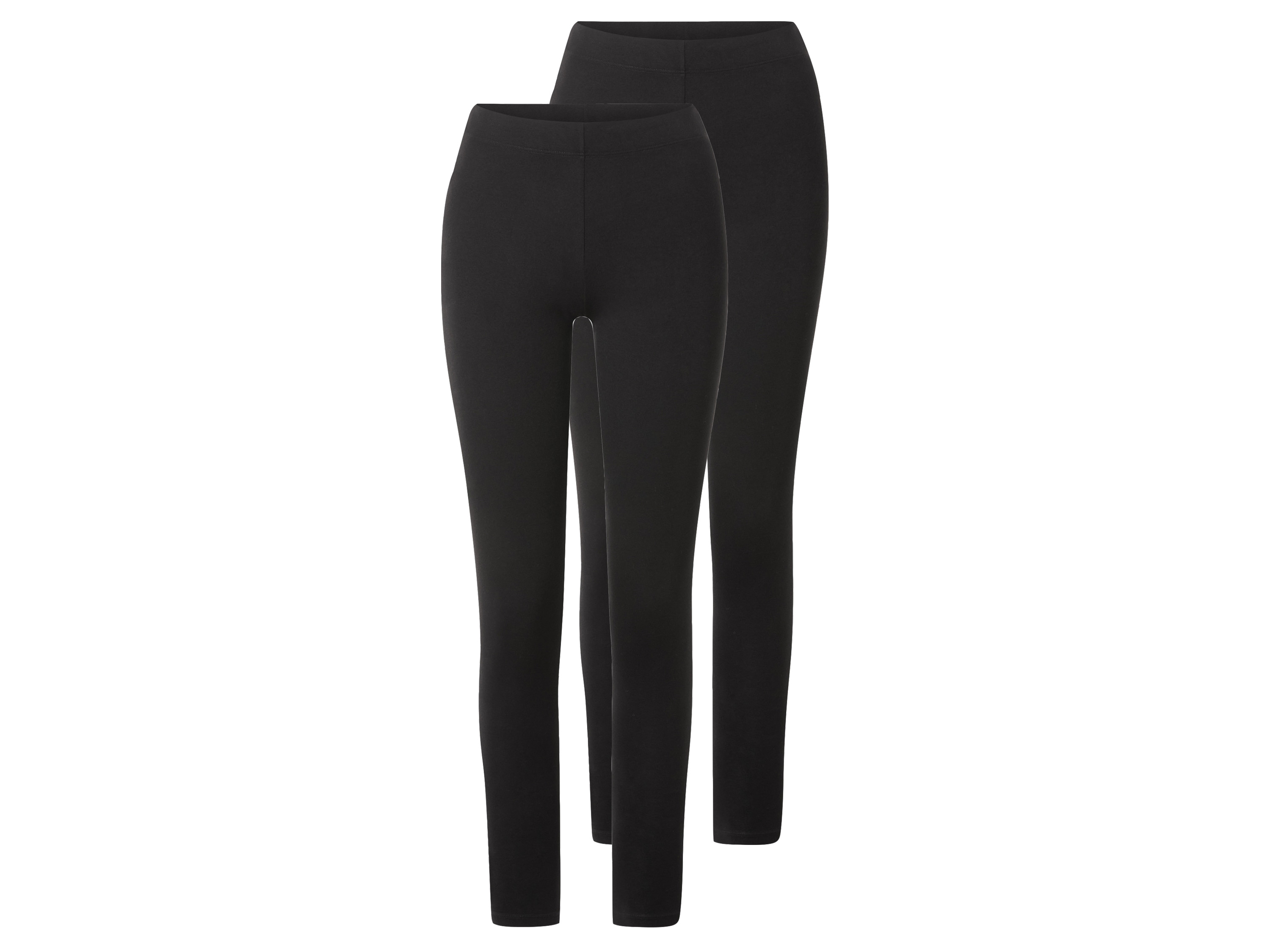 esmara Legginsy damskie z biobawełną Czarny, XS 32/34
