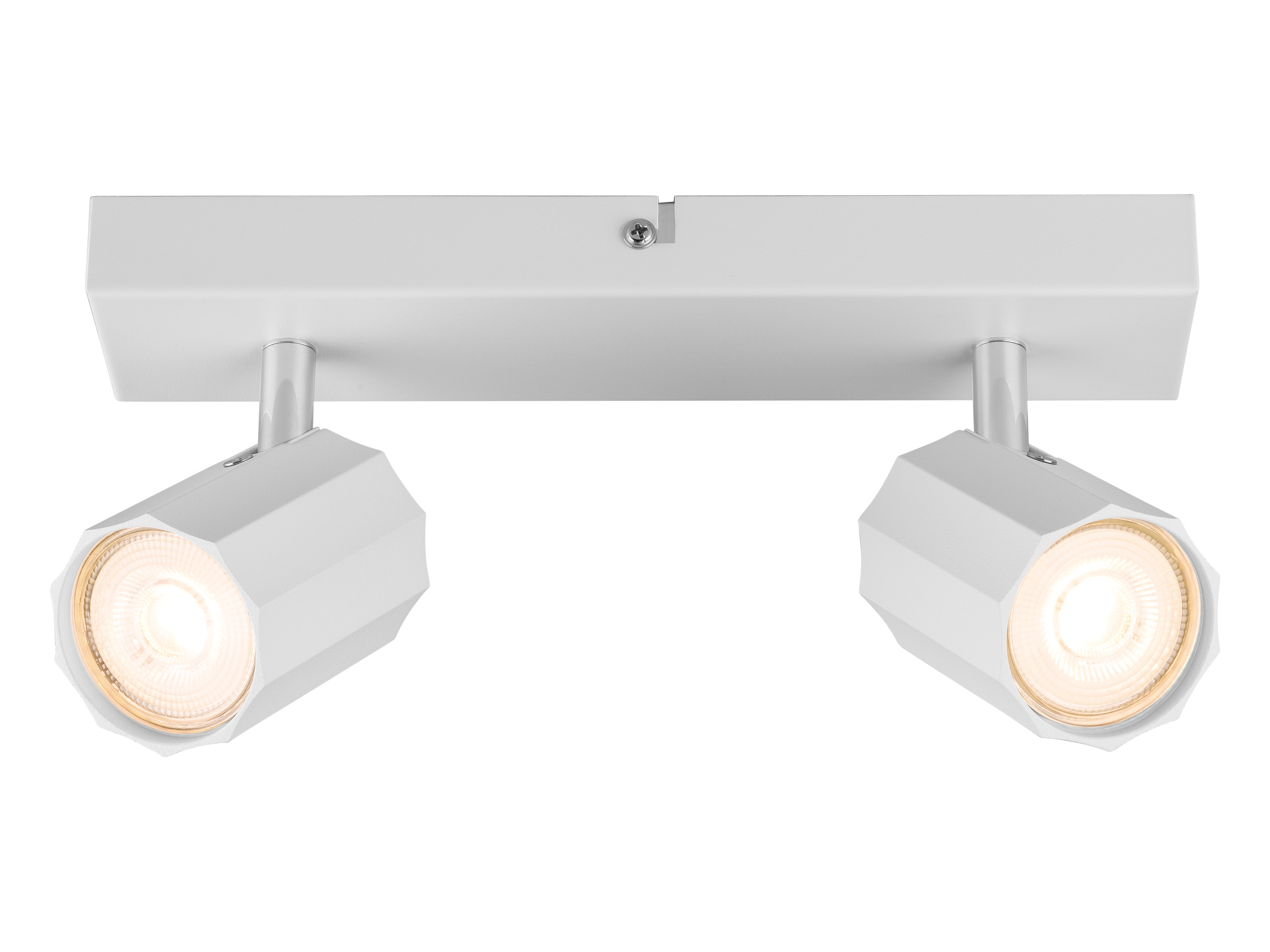 Livarno home Lampa ścienno-sufitowa z 2 reflektorami Biały