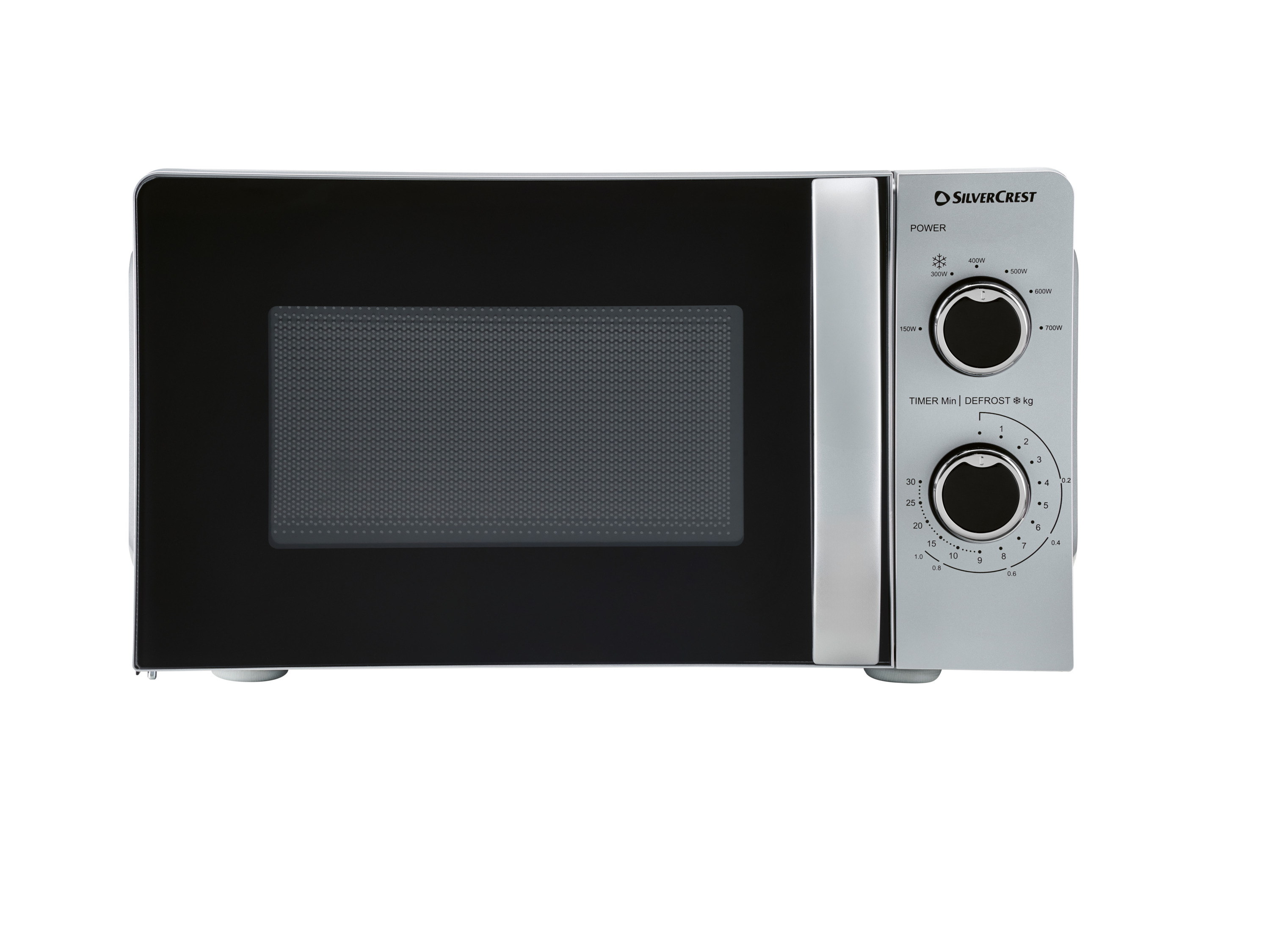 Silvercrest Kuchenka mikrofalowa srebrna, 700 W, SMW 700 D3