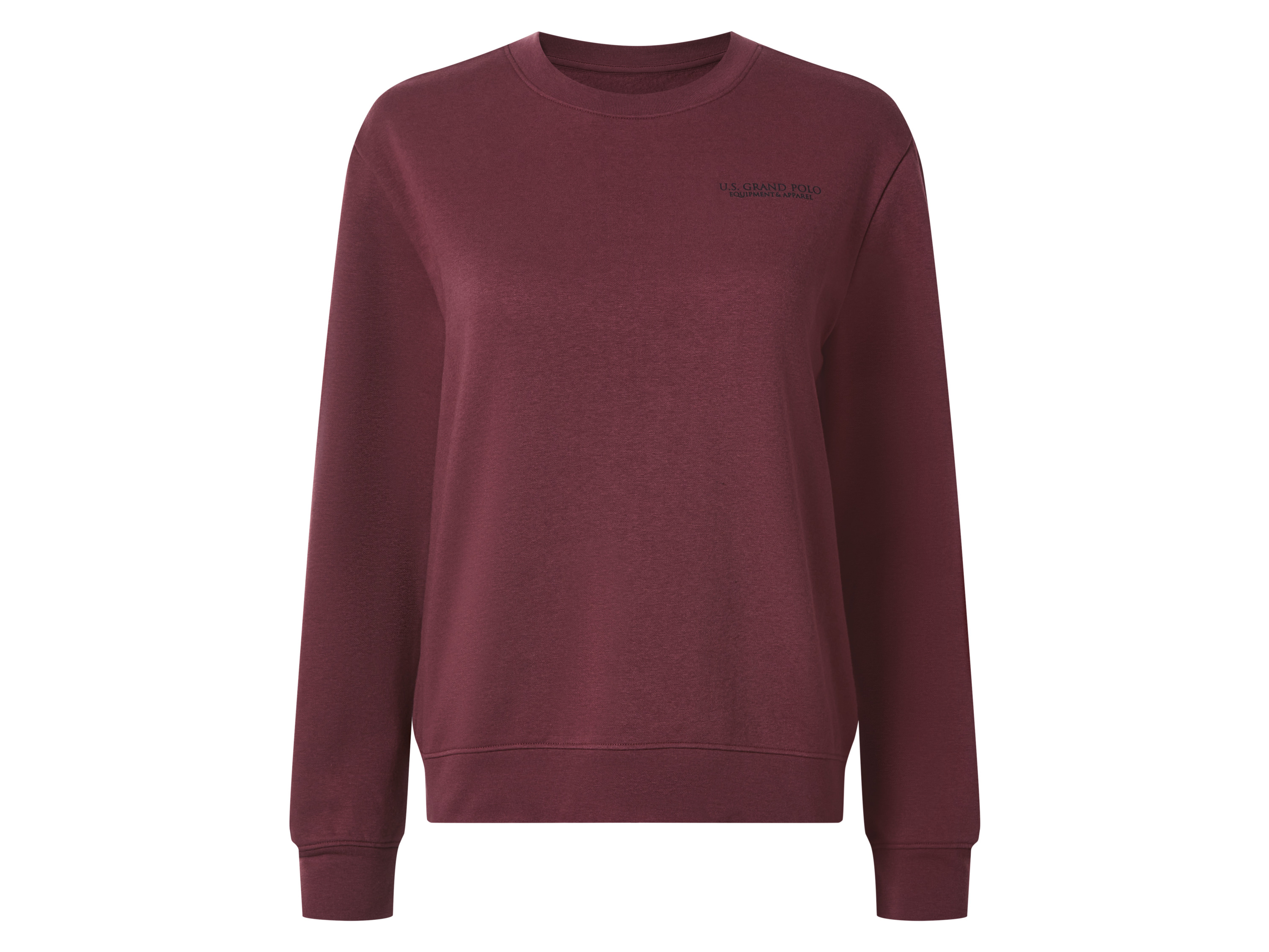 esmara U.s. Grand Polo Bluza dresowa damska z kapturem Burgundowy, Xl48/50