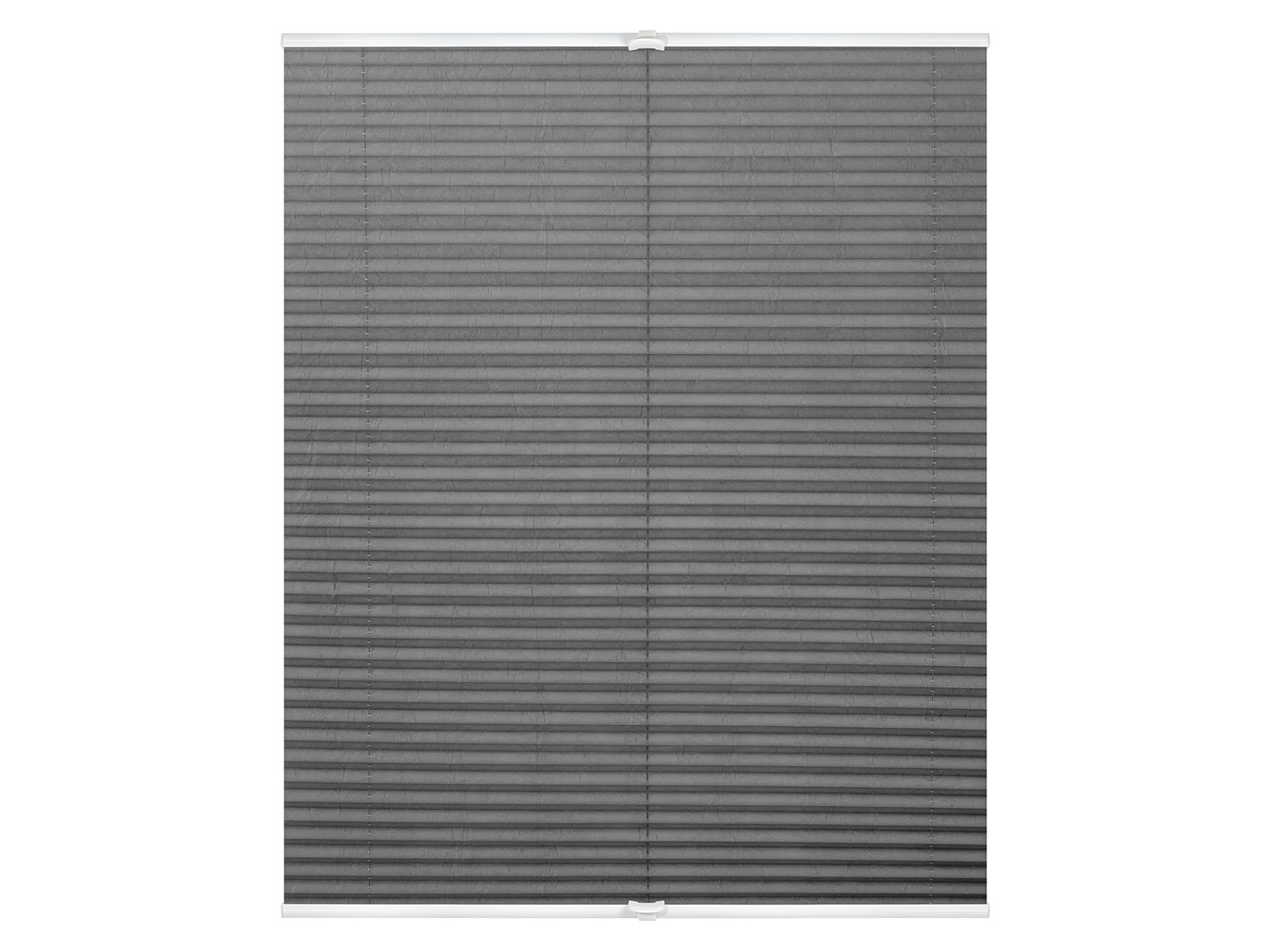 Lichtblick Roleta plisowana Klemmfix, bez wiercenia, od 45 x 130 cm Jasnoszary, 80x130 cm