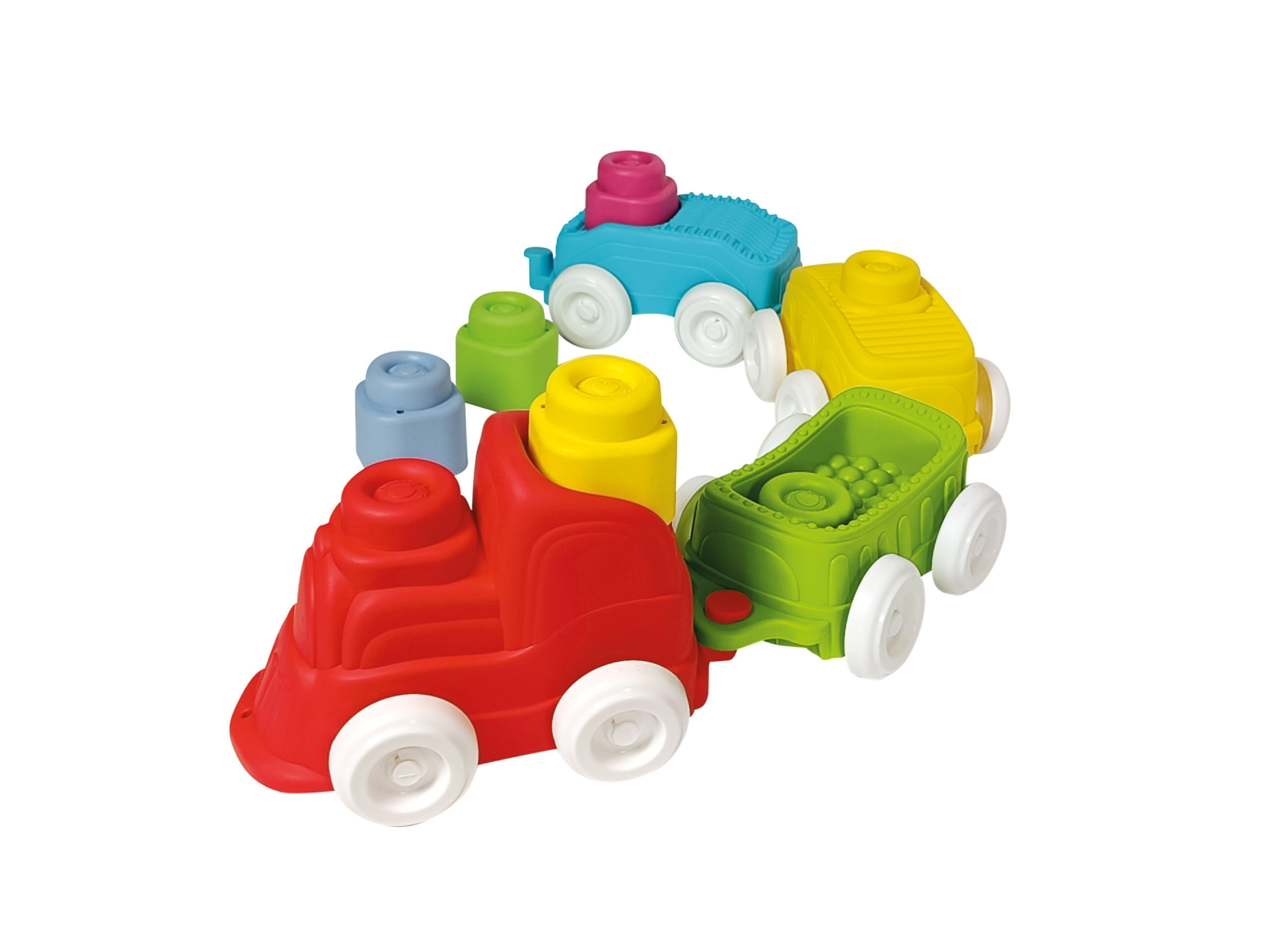 Clementoni Zestaw do zabawy z klockami Clemmy Sensory Train