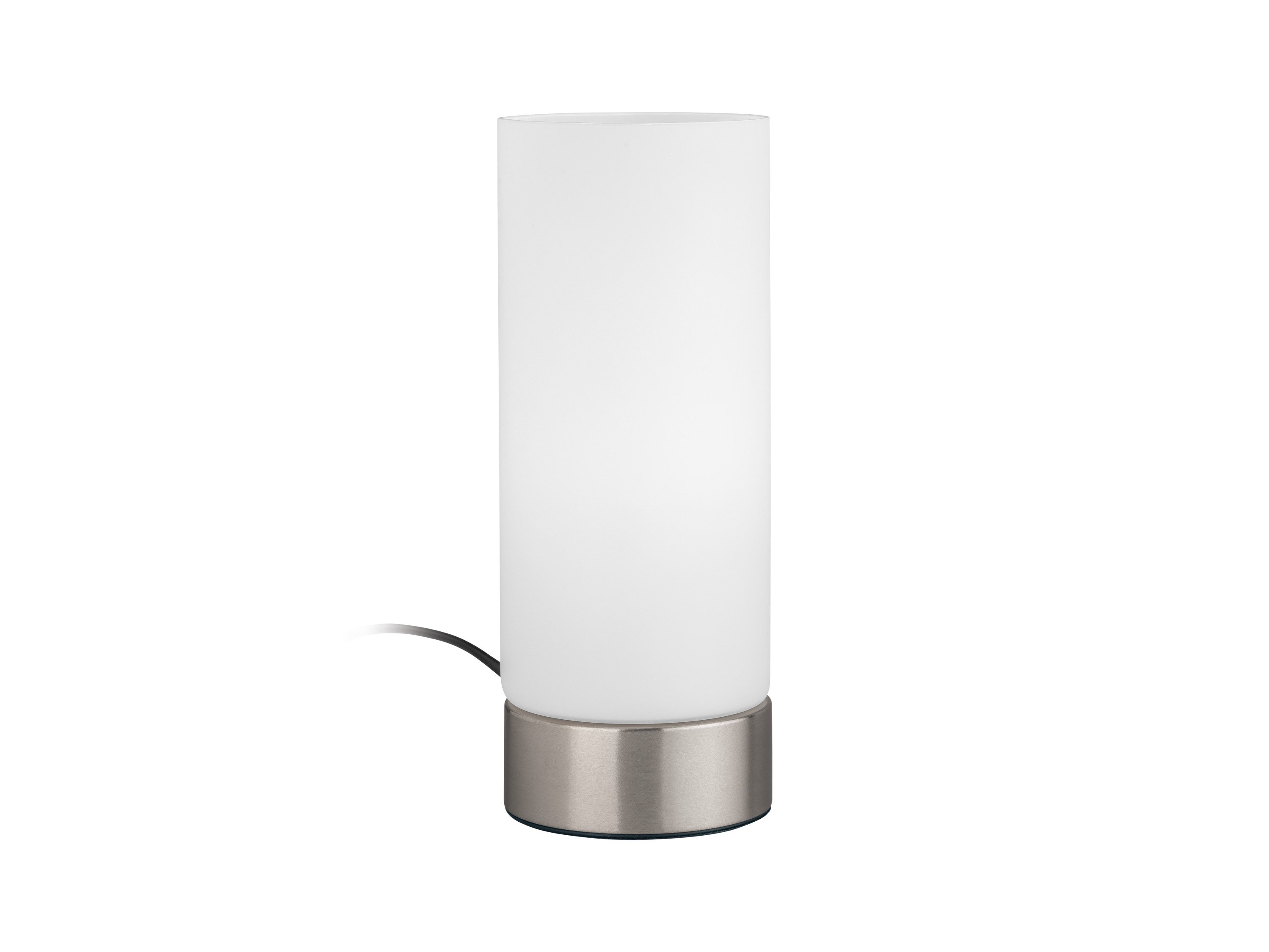 Livarno home Lampa stołowa LED z funkcją dotykową Wysokość 255mm Białe szkło