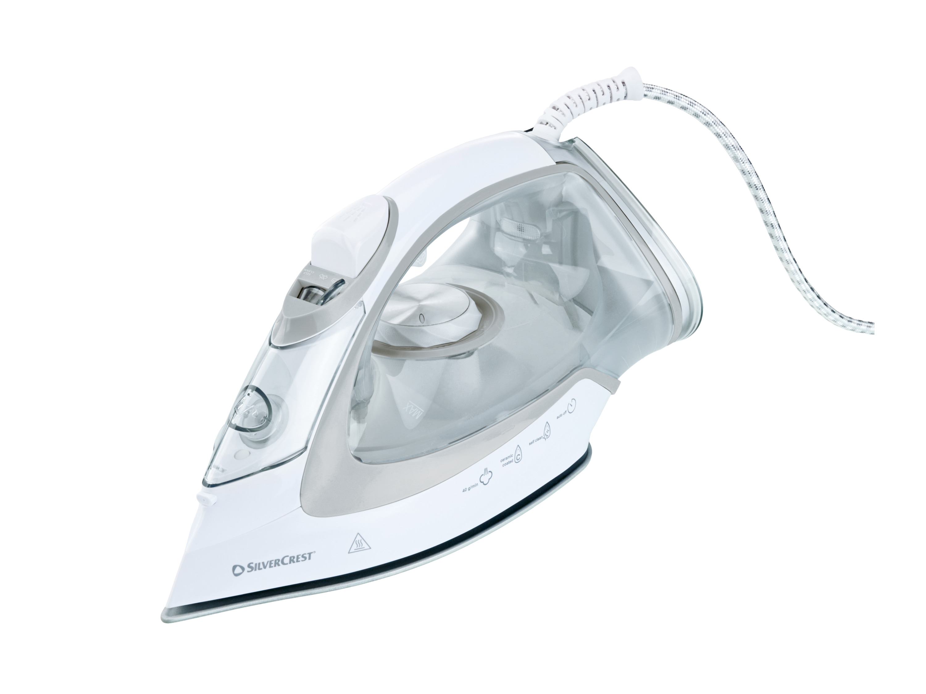 Silvercrest Żelazko parowe, 2830 W Jasnoszary