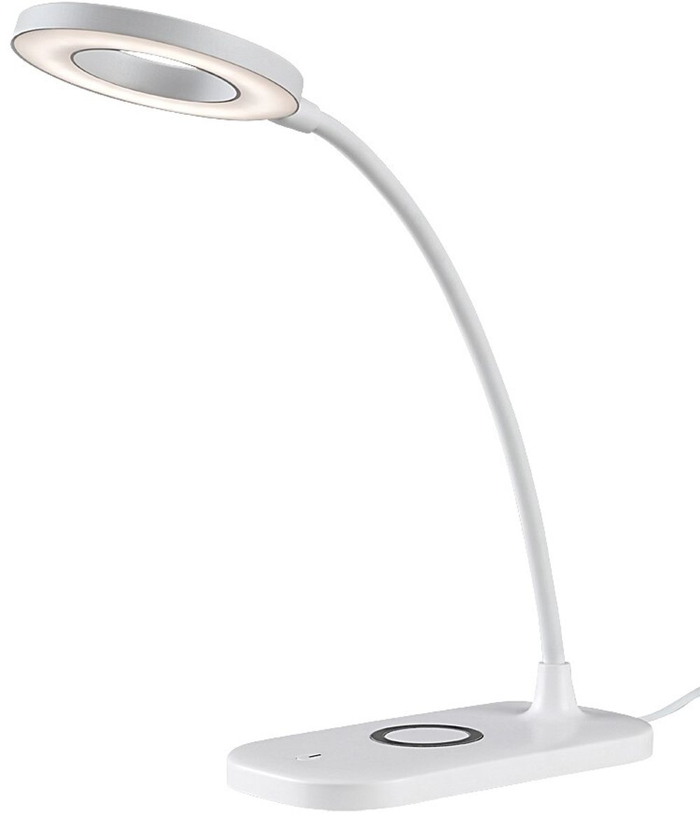 Darmowa Dostawa - Lampa biurkowa 1x5 W biała Rabalux Hardin 74014