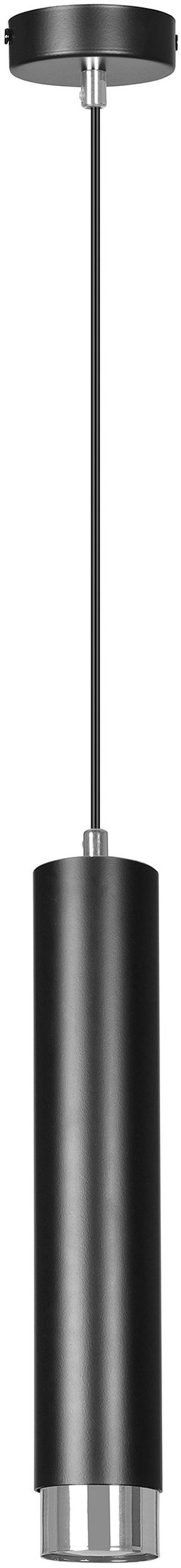Darmowa Dostawa - Lampa wisząca 1x8 W czarna-chrom Emibig Kibo 6431