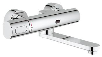 Darmowa Dostawa - Bateria umywalkowa ścienna termostatyczna elektroniczna starlight chrome Grohe Eurosmart Cosmopolitan 36333000