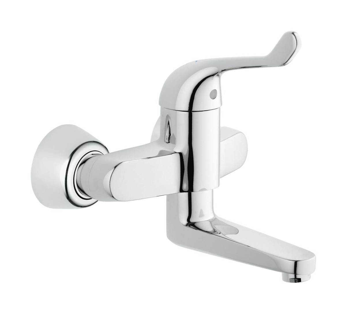 Darmowa Dostawa - Bateria umywalkowa ścienna starlight chrome Grohe Euroeco 32792000