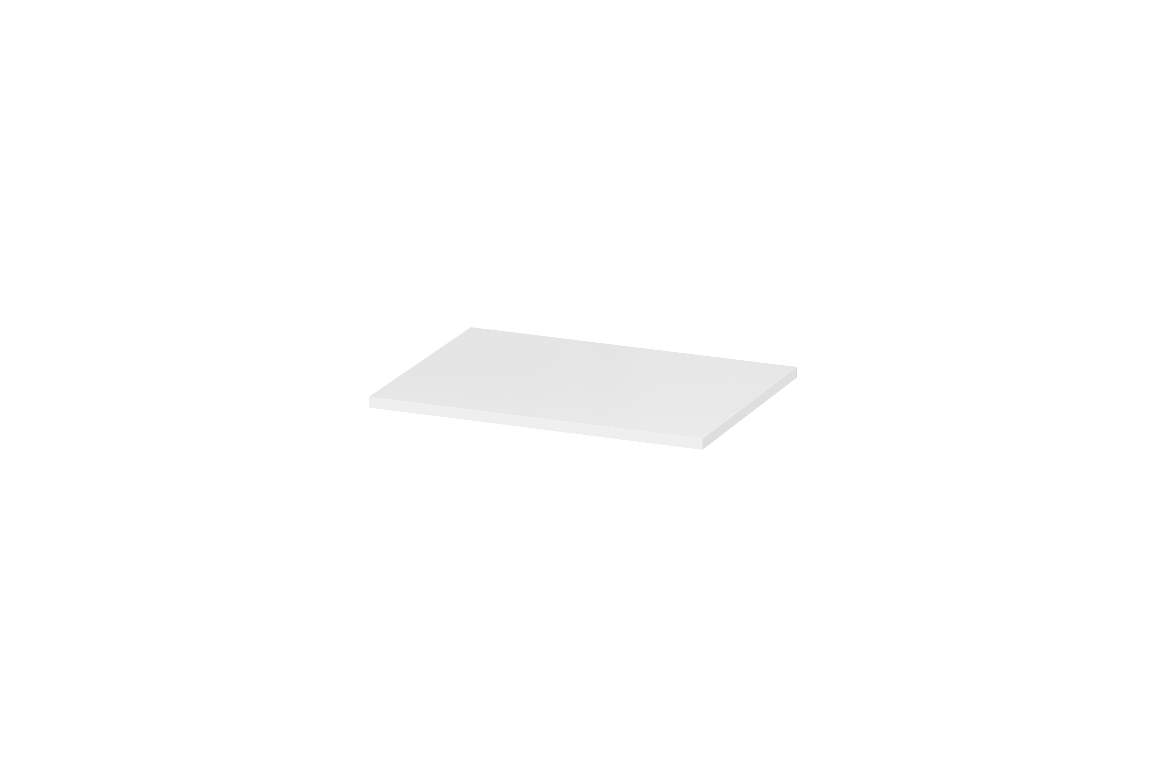 Darmowa Dostawa - Blat naszafkowy 60.2x42.8 cm biały Meissen Keramik Kontra S1004030
