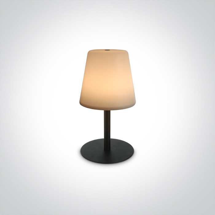 Darmowa Dostawa - Lampa stołowa 1x2 W czarna One Light Grewena 61084B