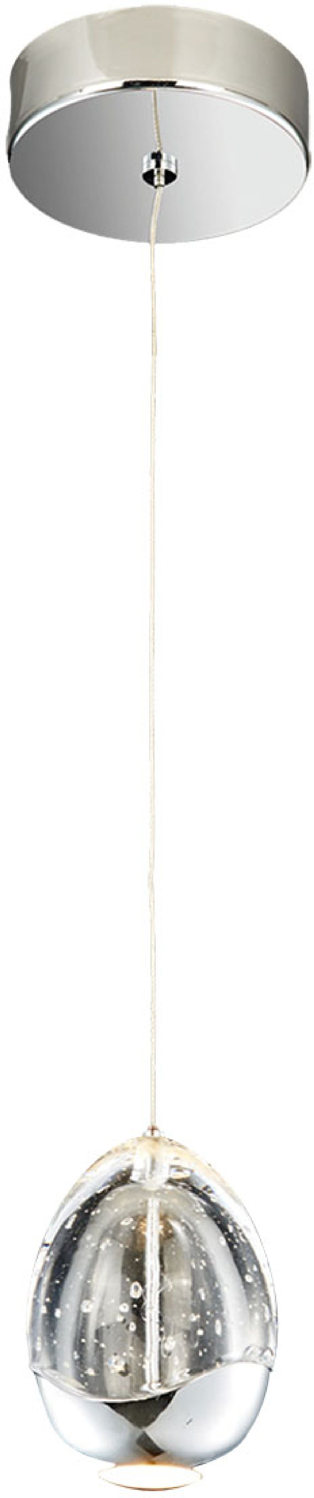 Darmowa Dostawa - Lampa wisząca 1x4.8 W chrom Italux Huelto PND221121321ACR