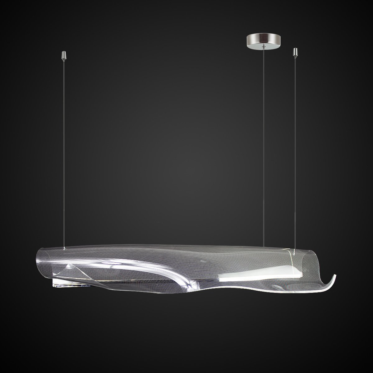 Darmowa Dostawa - Lampa wisząca 1x15 W chrom Altavola Design Cortina LA103P88