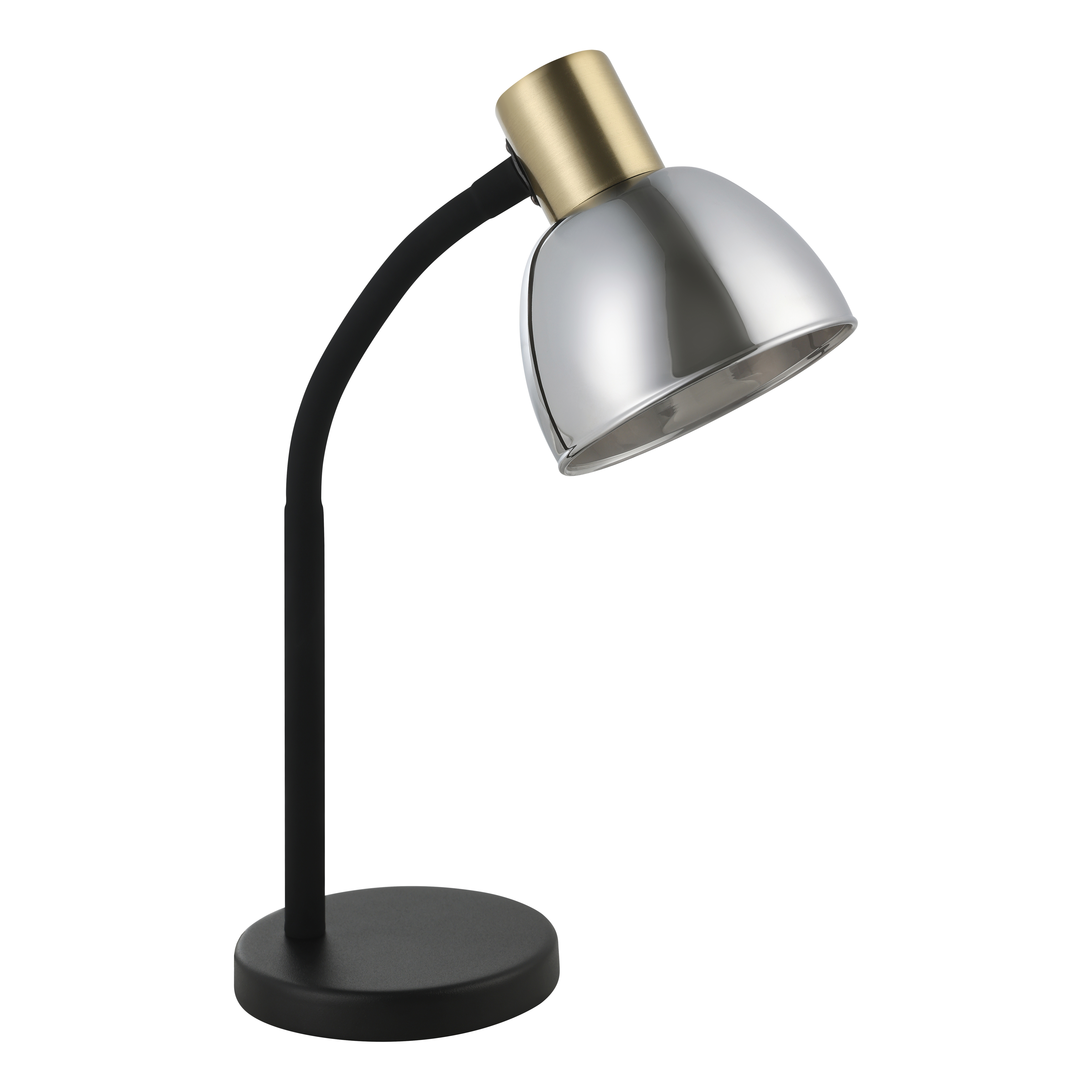 Darmowa Dostawa - Lampa biurkowa 1x25 W czarna-mosiądz Eglo Macere 901062