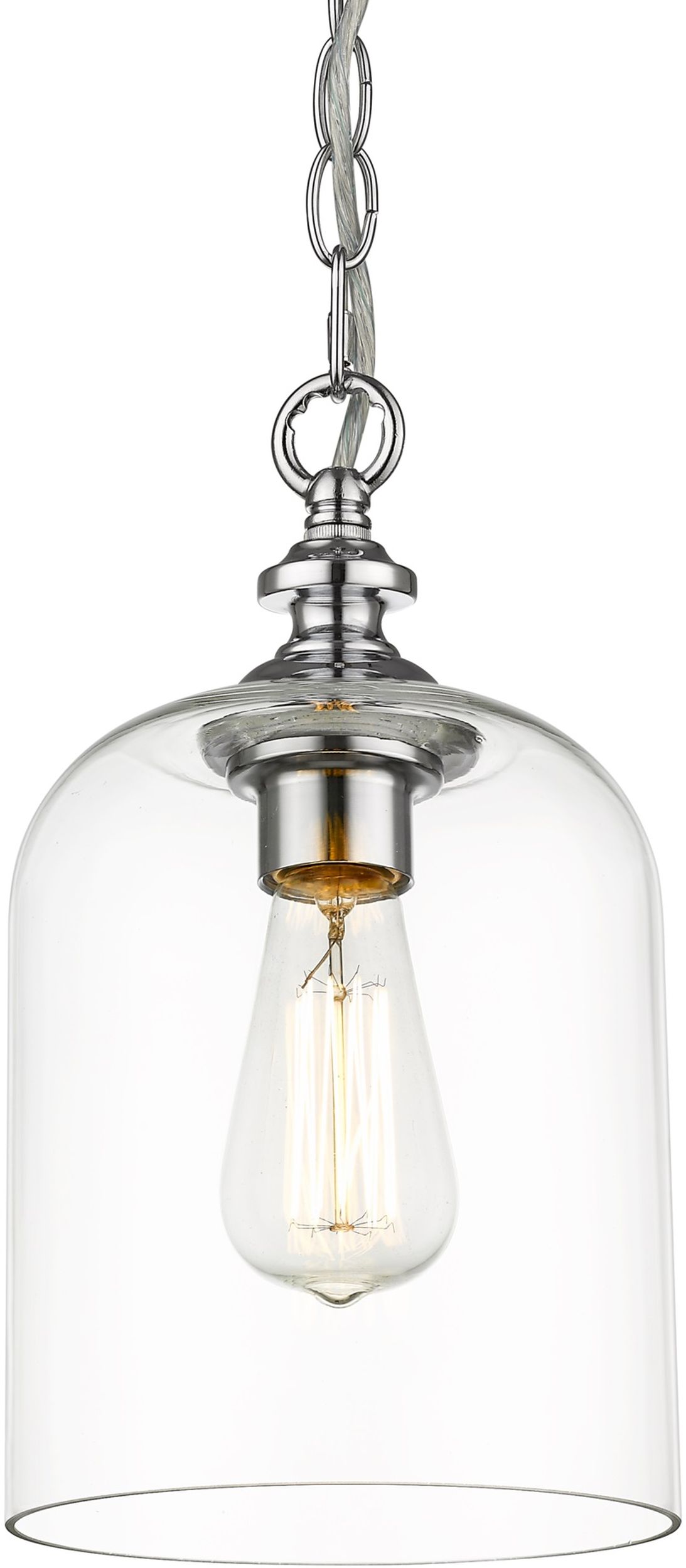Darmowa Dostawa - Lampa wisząca 1x40 W chrom CosmoLight Prague P01971CH