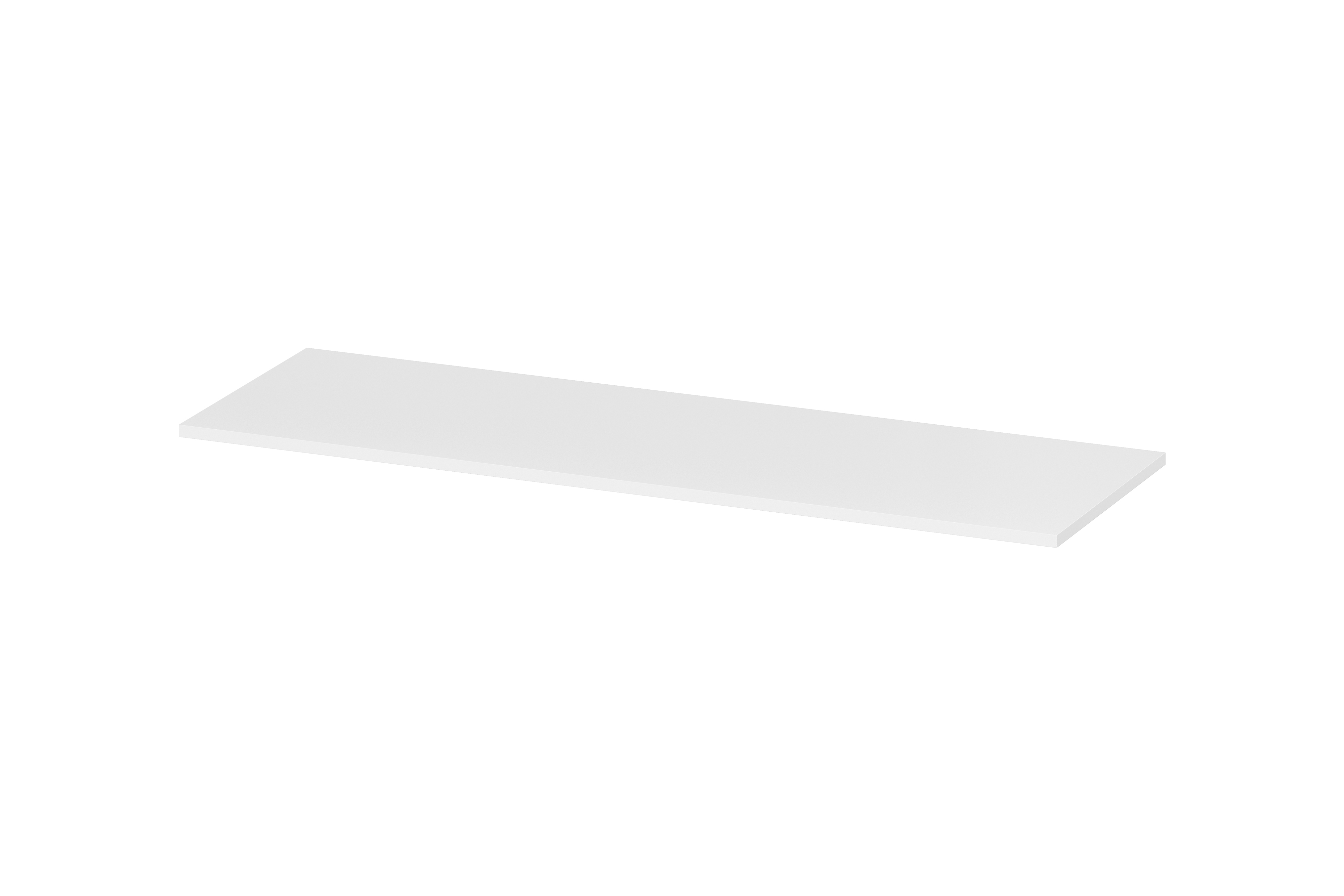 Darmowa Dostawa - Blat naszafkowy 140.4x42.8 cm biały Meissen Keramik Kontra S1004013
