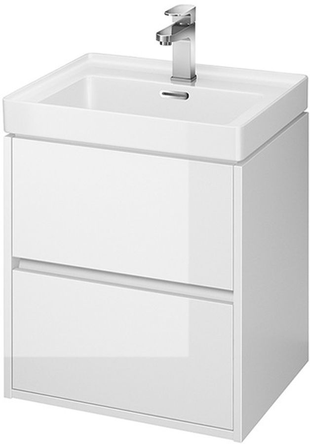 Darmowa Dostawa - Umywalka z szafką 50.5 cm białą Cersanit Crea S801277