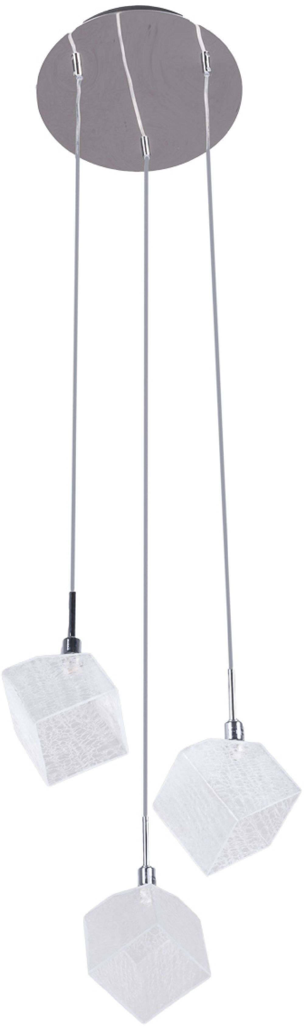 Darmowa Dostawa - Lampa wisząca 3x28 W chrom Italux Zen MD130260033B