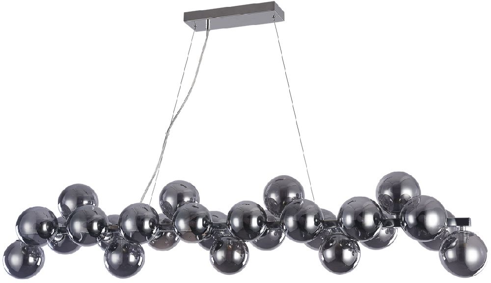 Darmowa Dostawa - Lampa wisząca powyżej 6x28 W chrom Italux Cabella PND5252A25CHSMK