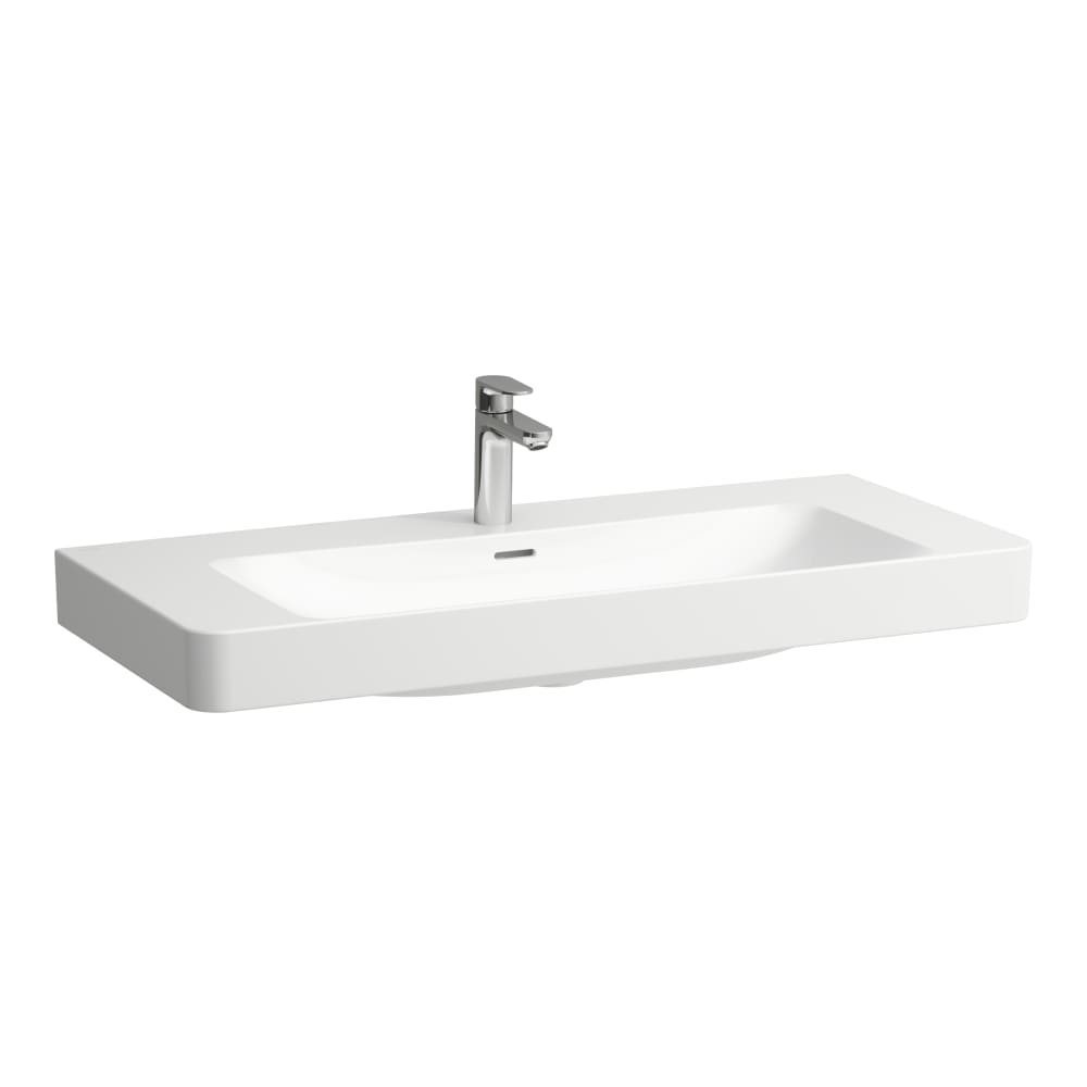 Darmowa Dostawa - Umywalka 105x46.5 cm prostokątna ścienna biała Laufen Pro X H8168697571091
