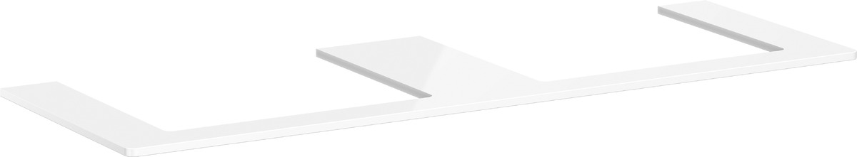 Darmowa Dostawa - Blat naszafkowy 156x55 cm biały Hansgrohe Xelu Q 54112050