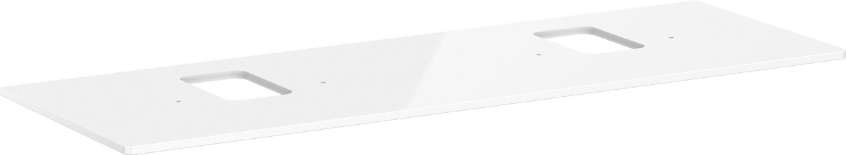Darmowa Dostawa - Blat naszafkowy 156x55 cm biały Hansgrohe Xelu Q 54126050