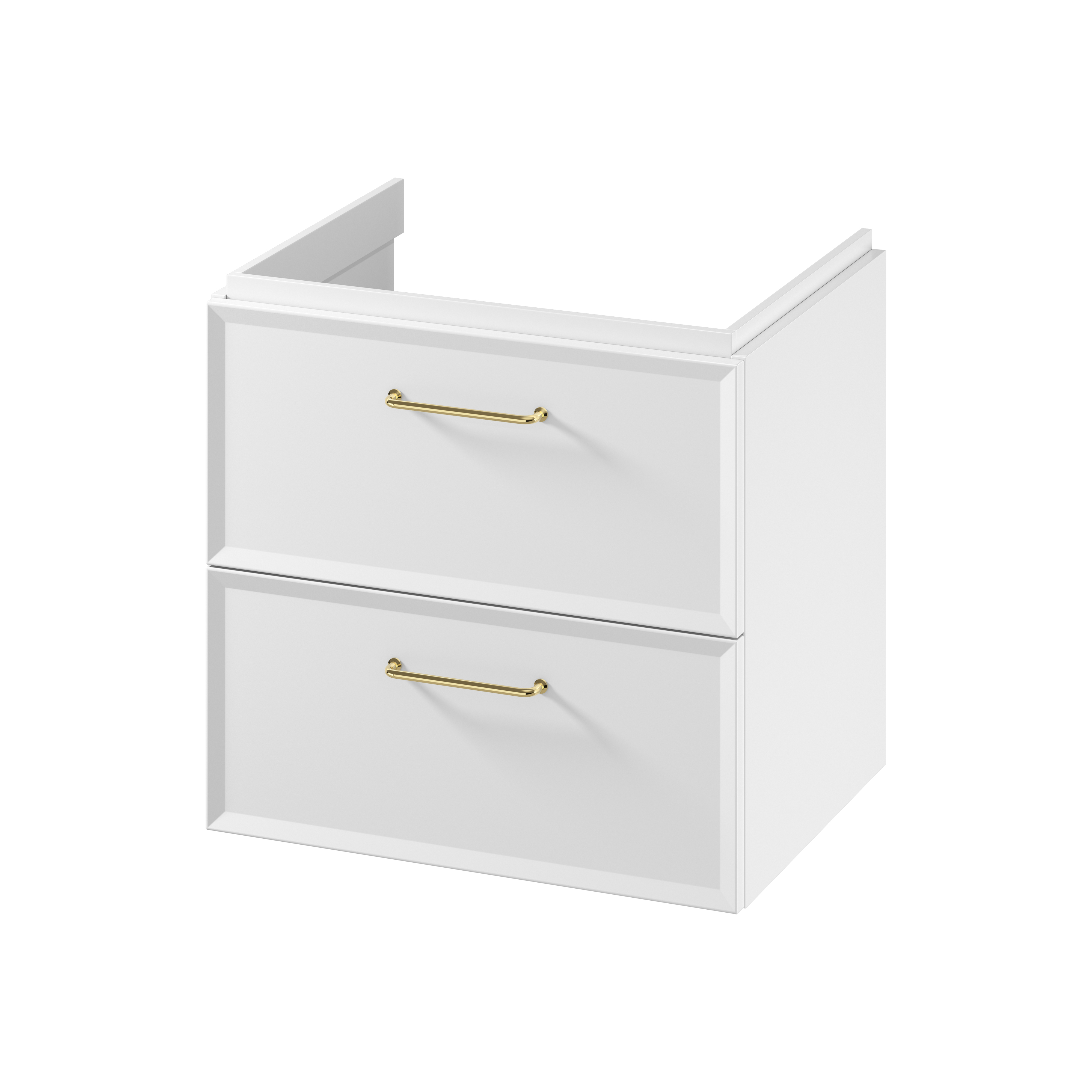 Darmowa Dostawa - Szafka 59.4x44.6x55.1 cm podumywalkowa wisząca biała Cersanit Milagros S1021001