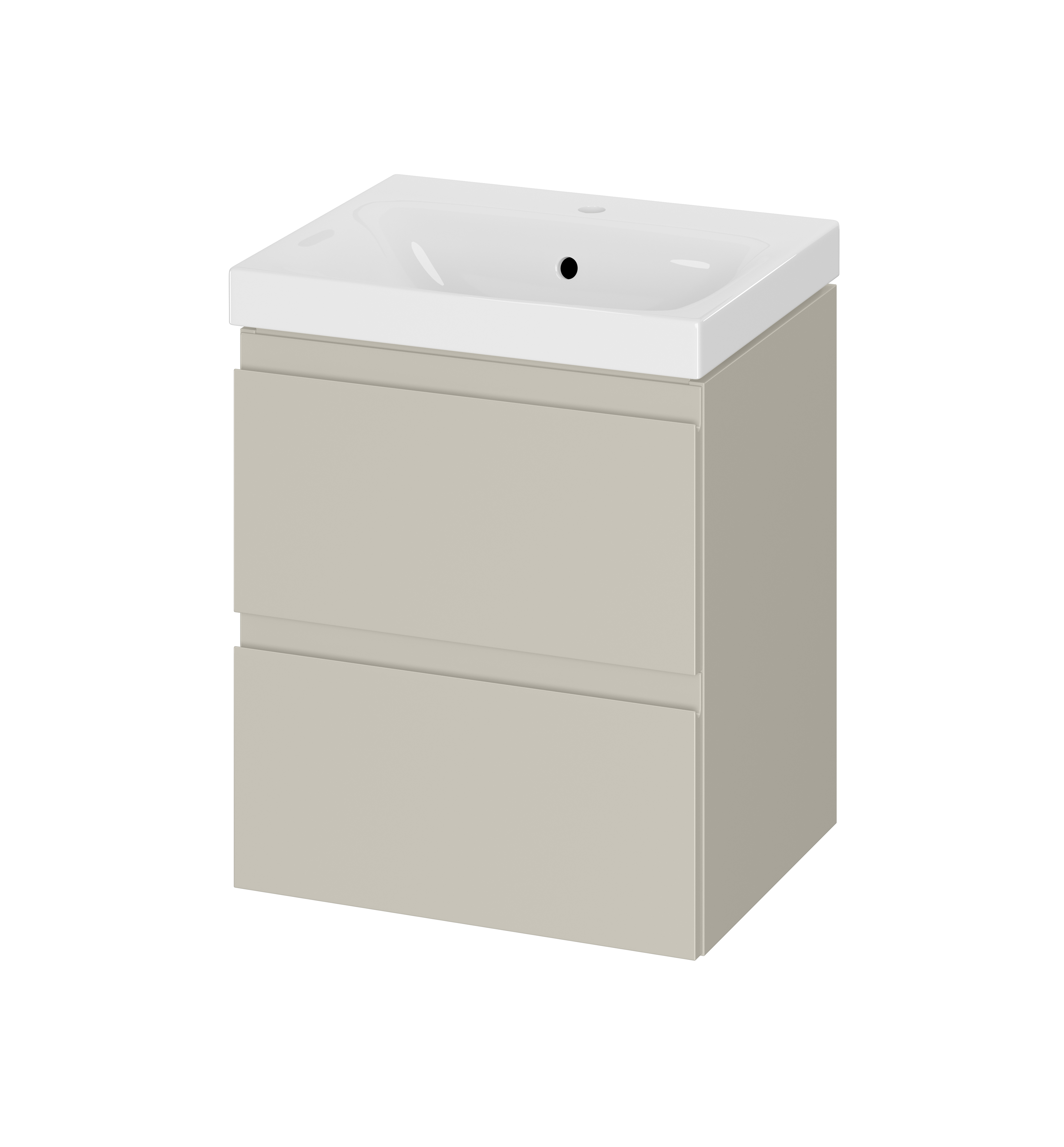 Darmowa Dostawa - Umywalka z szafką 50 cm beżową Cersanit Moduo S4013007
