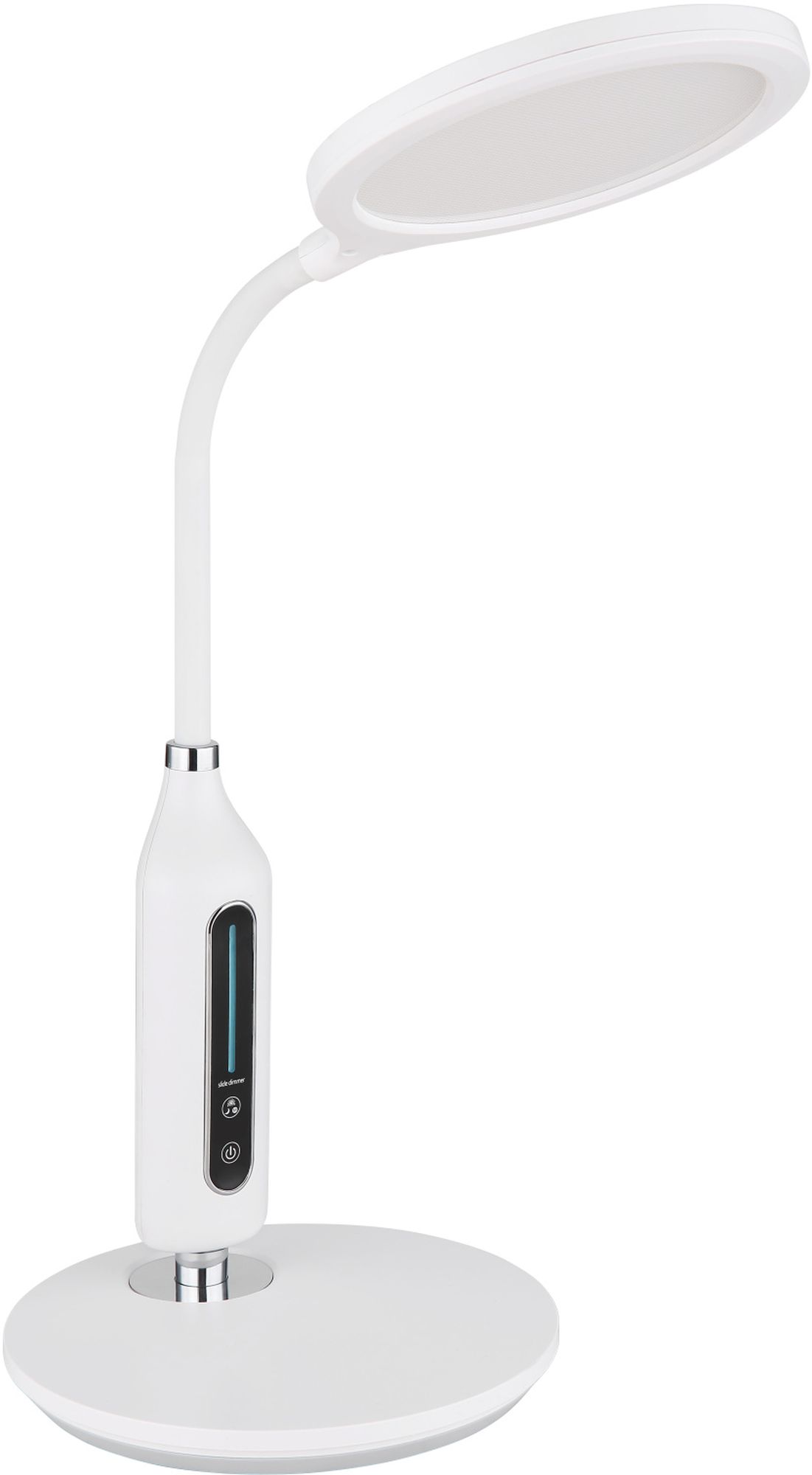 Darmowa Dostawa - Lampa biurkowa 1x9 W biała-chrom Globo Lighting Fruggy 58435W