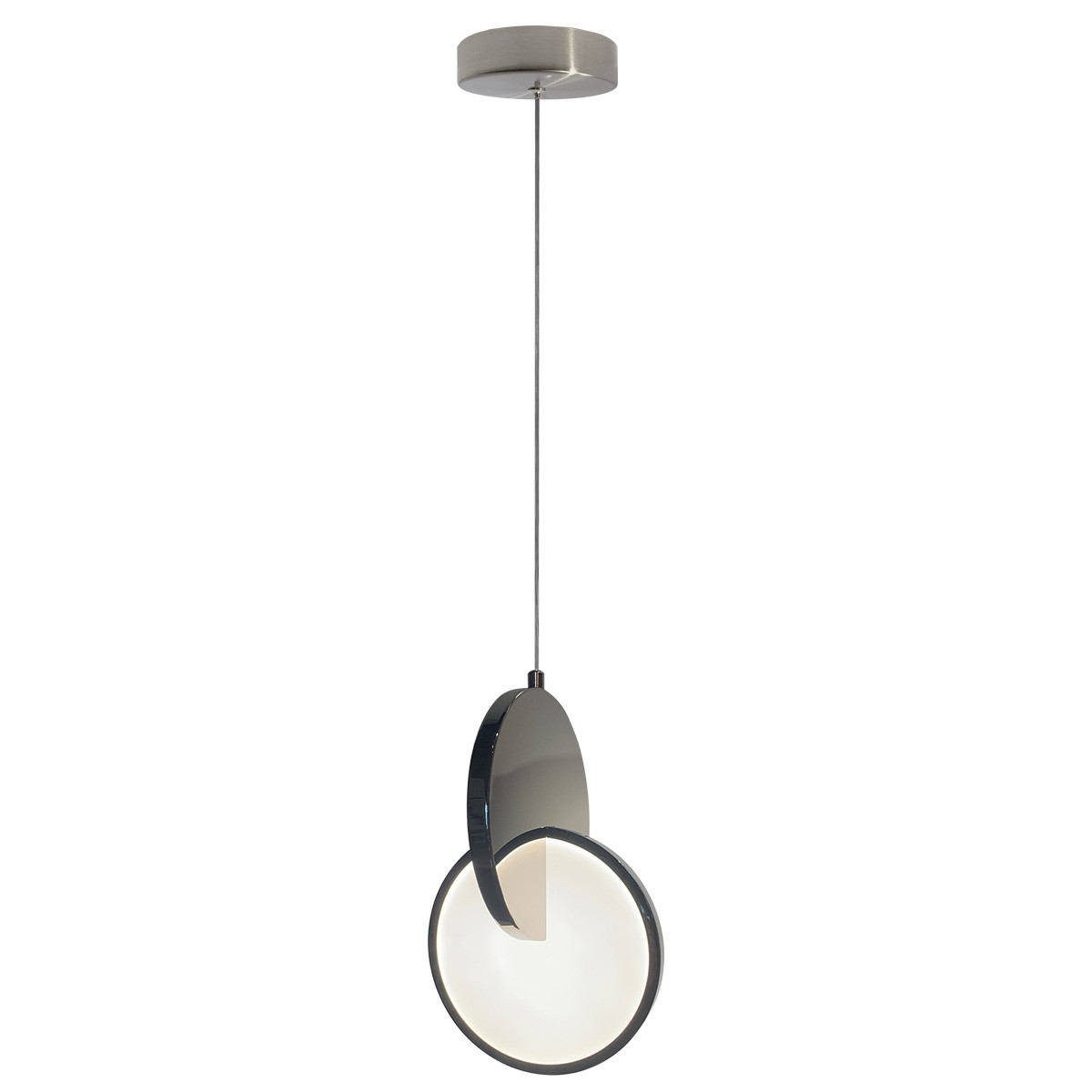 Darmowa Dostawa - Lampa wisząca 1x8 W chrom Light Prestige Circlo LP13111PCH