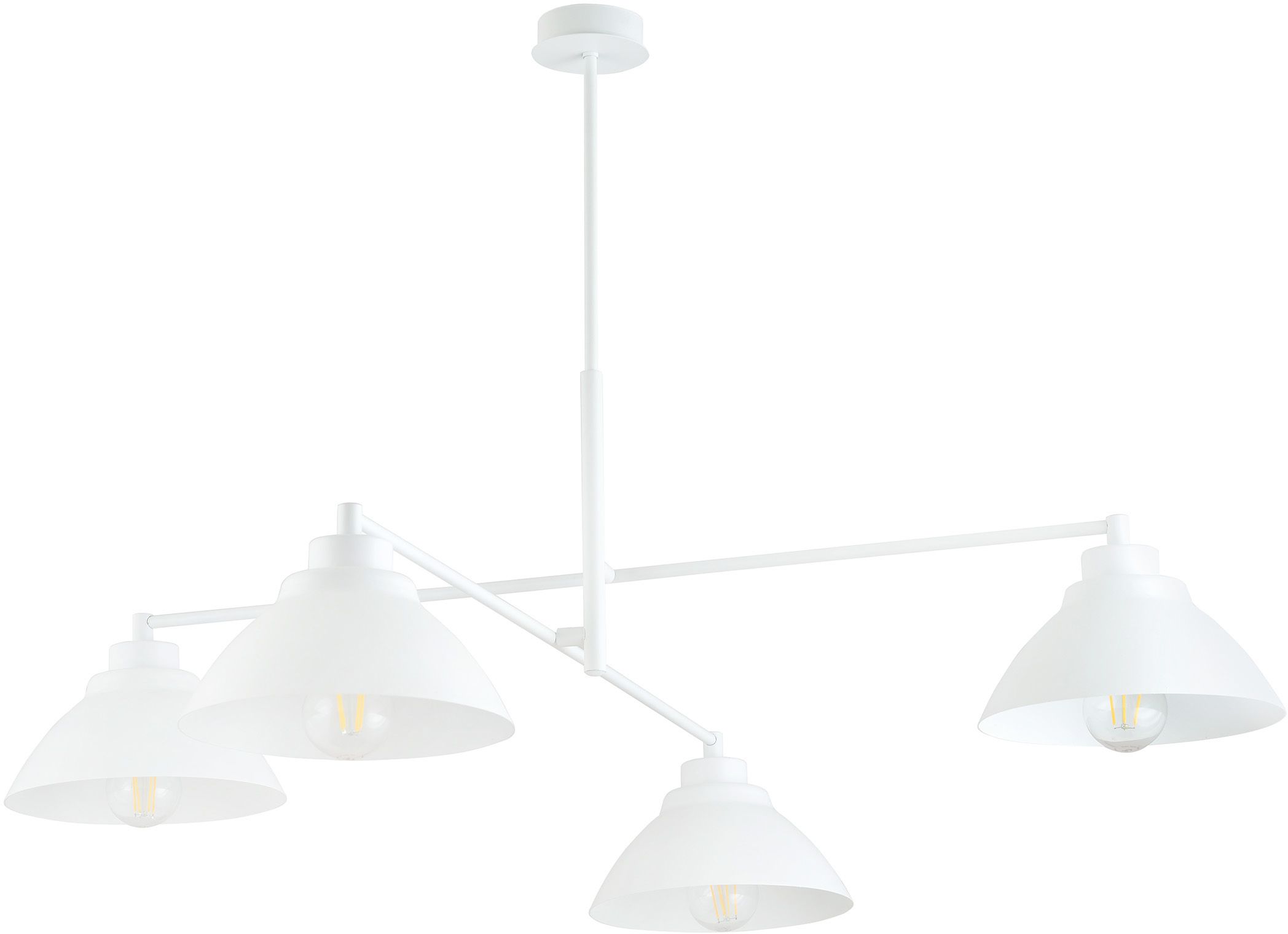 Darmowa Dostawa - Lampa podsufitowa 4x15 W biała Emibig Maverick 12124