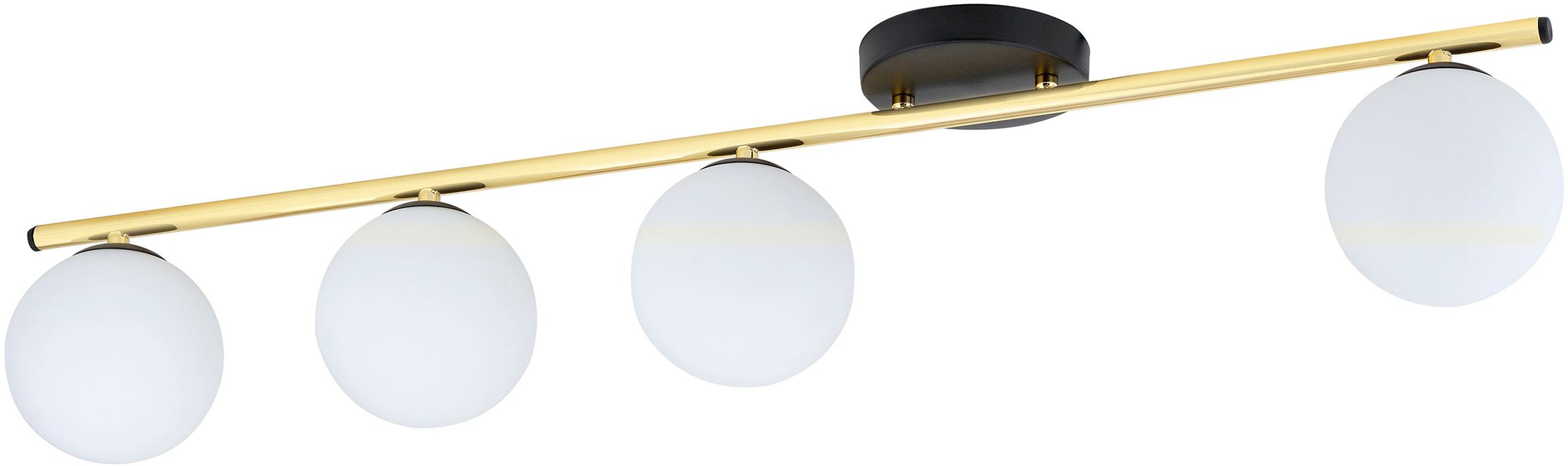 Darmowa Dostawa - Lampa podsufitowa 4x10 W czarny Emibig Monza 12524