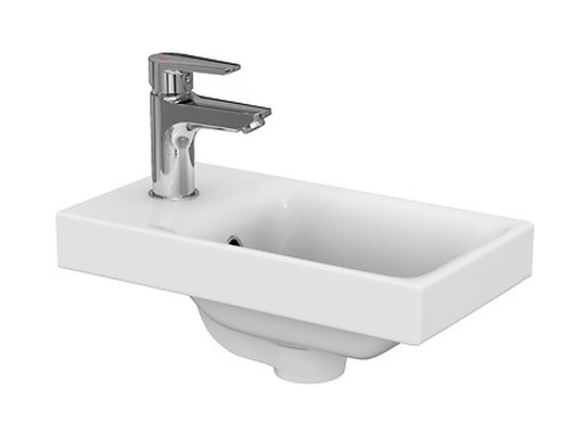 Darmowa Dostawa - Umywalka 40x22 cm prostokątna meblowa biała Cersanit Moduo K116016