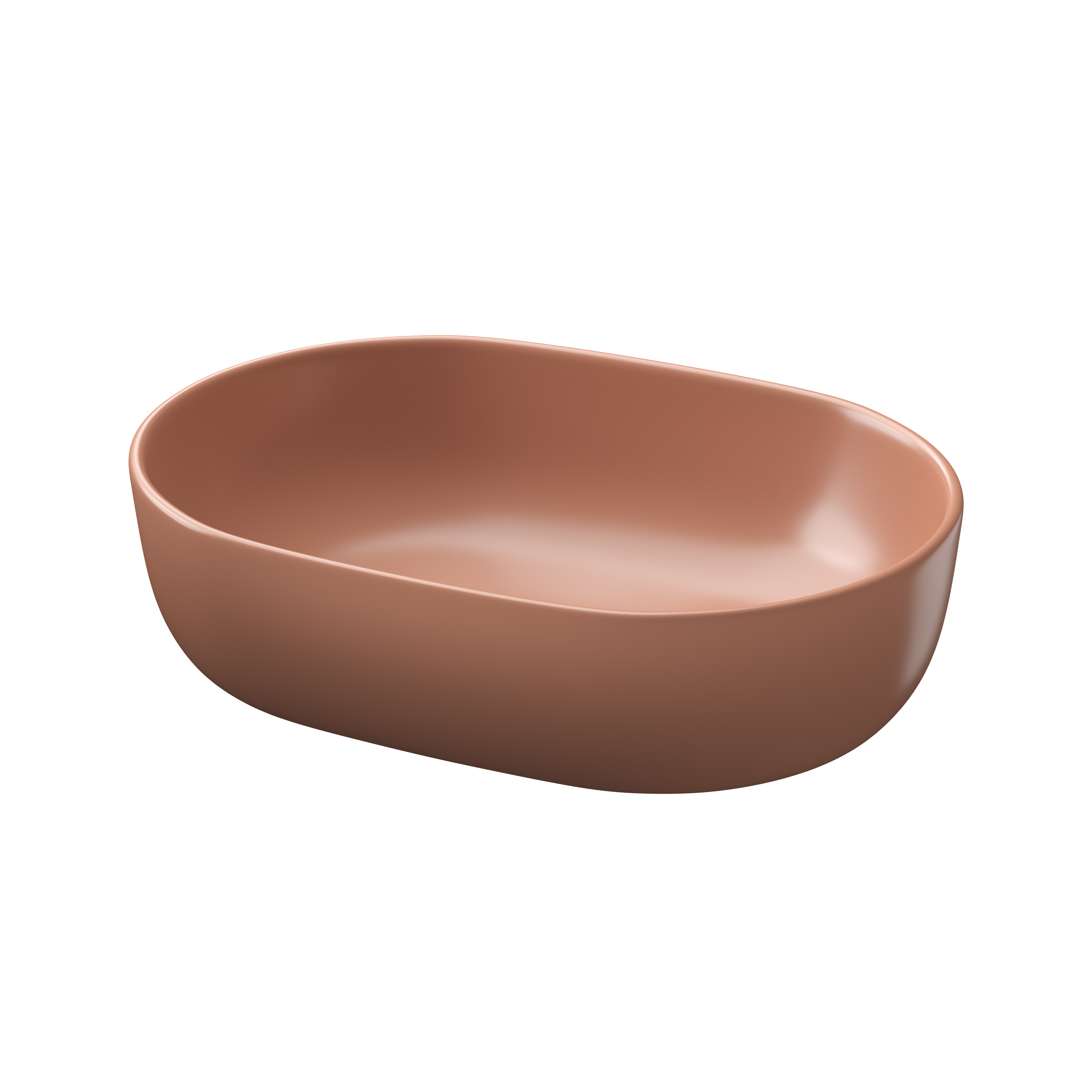 Darmowa Dostawa - Umywalka 50x35.5 cm owalna nablatowa Cersanit Moduo K116131