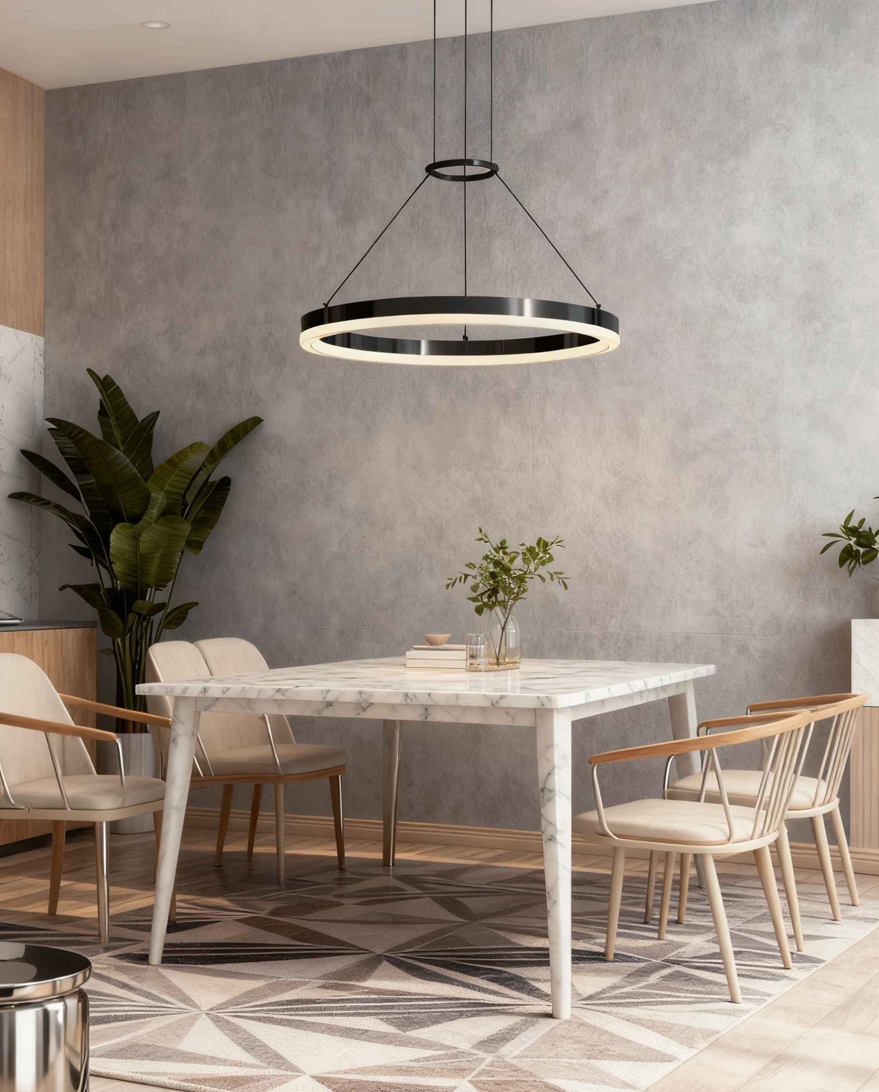 Darmowa Dostawa - Lampa wisząca 1x30 W czarna-chrom Aviano Perpignon 60490110