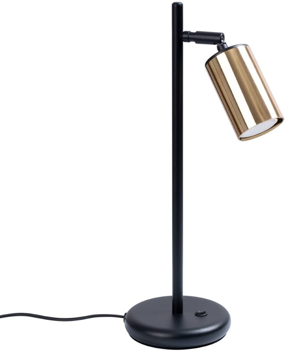 Darmowa Dostawa - Lampa biurkowa 1x10 W czarna-złota Sollux Lighting Winx SL1389