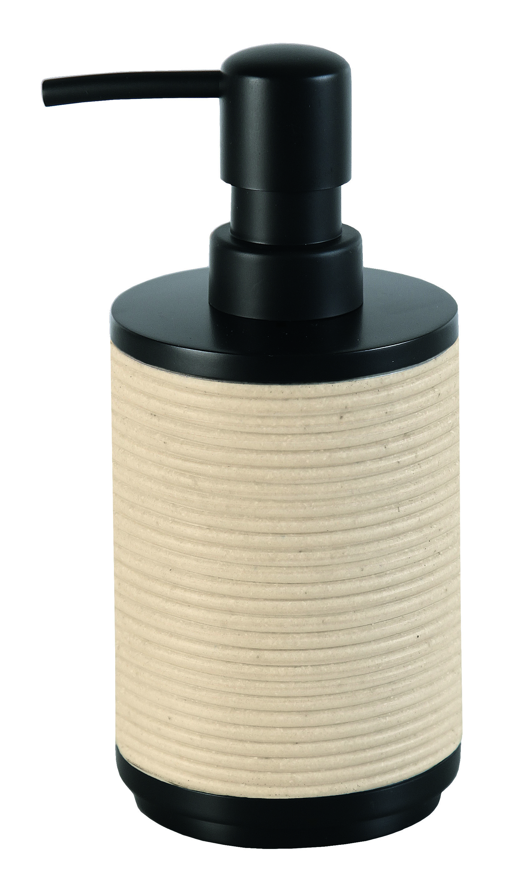 Darmowa Dostawa - Dozownik do mydła 350 ml czarny Kleine Wolke Runa 8087202854