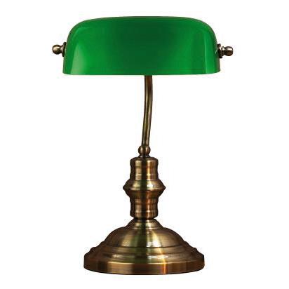 Darmowa Dostawa - Lampa biurkowa 1x40 W patyna Markslöjd Bankers 105931