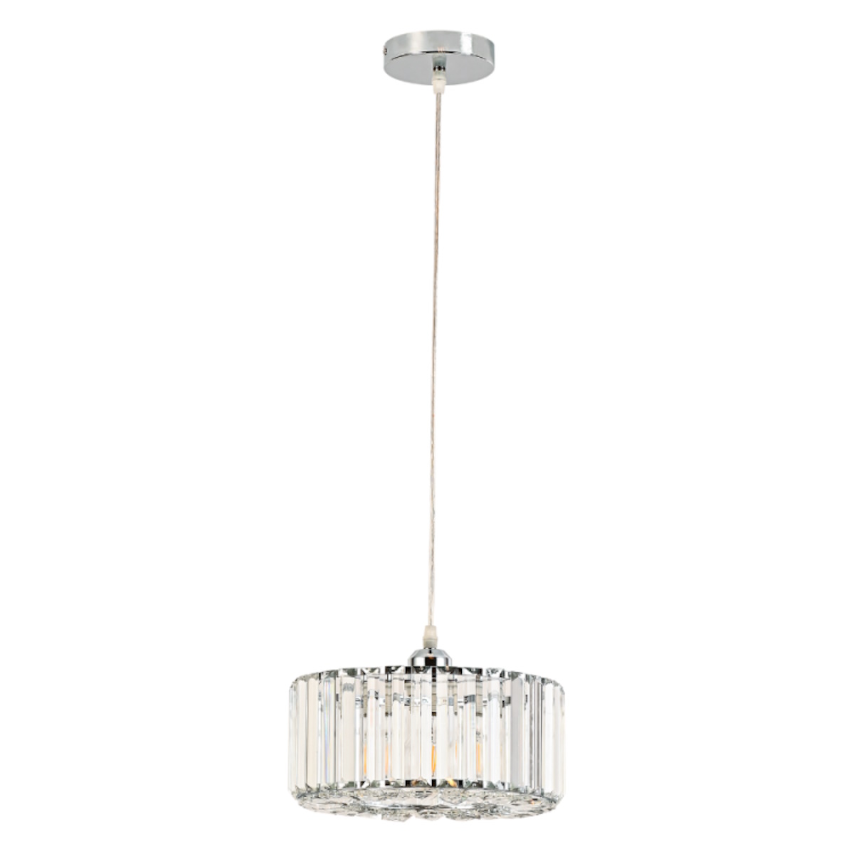 Darmowa Dostawa - Lampa wisząca 1x15 W chrom Light Prestige Vetro LP29101PCHround