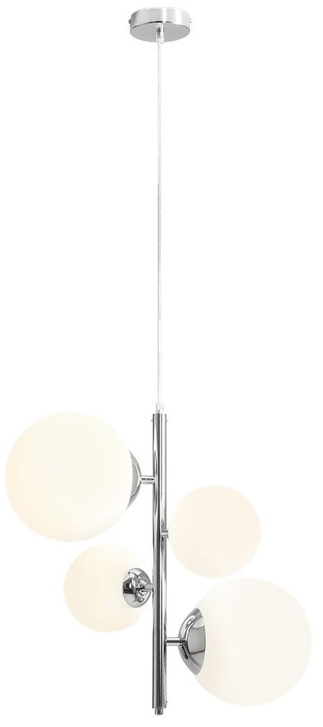 Darmowa Dostawa - Lampa wisząca 4x60 W chrom Aldex Bloom 1091L4