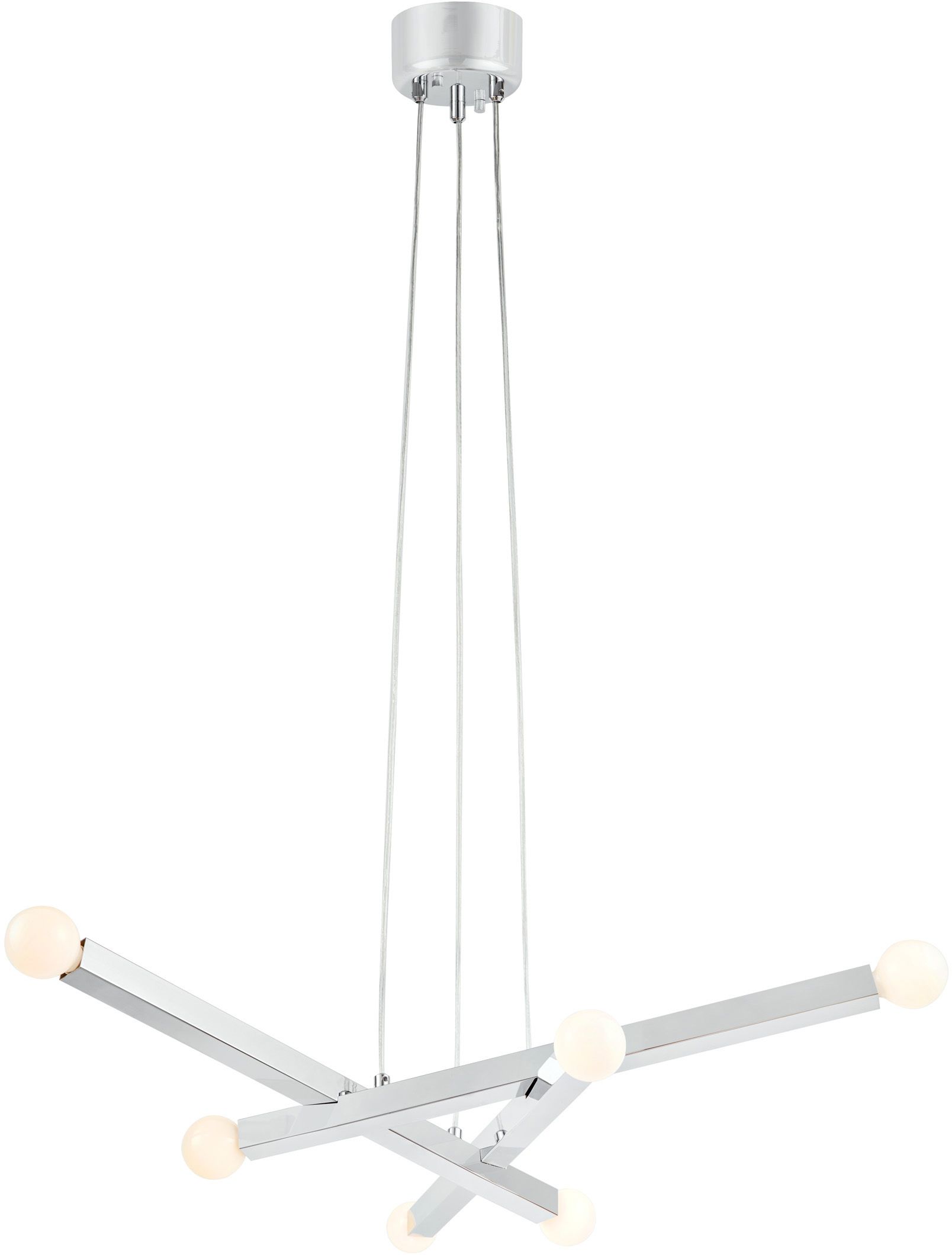 Darmowa Dostawa - Lampa wisząca 6x40 W chrom Markslöjd Stack 109156