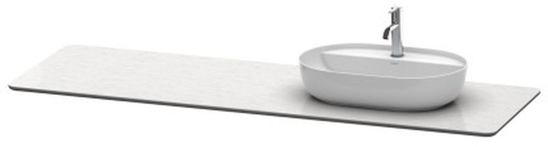 Darmowa Dostawa - Blat naszafkowy 178.3x59.5 cm biały Duravit Luv LU9468R1717