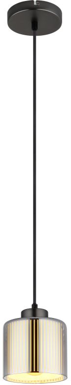 Darmowa Dostawa - Lampa wisząca 1x60 W czarna-chrom Globo Lighting Felicia 16056H