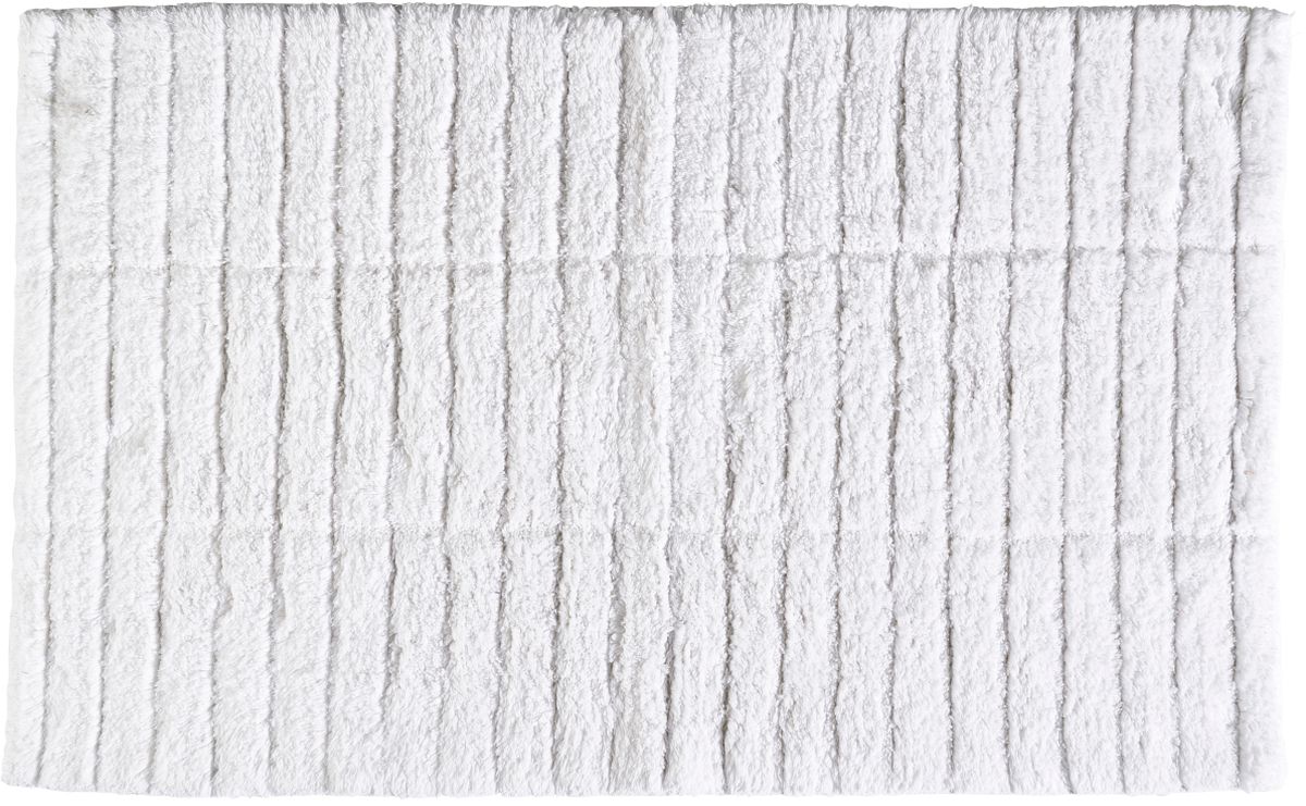 Darmowa Dostawa - Dywanik łazienkowy 80x50 cm prostokątny biały Zone Denmark Tiles 13535