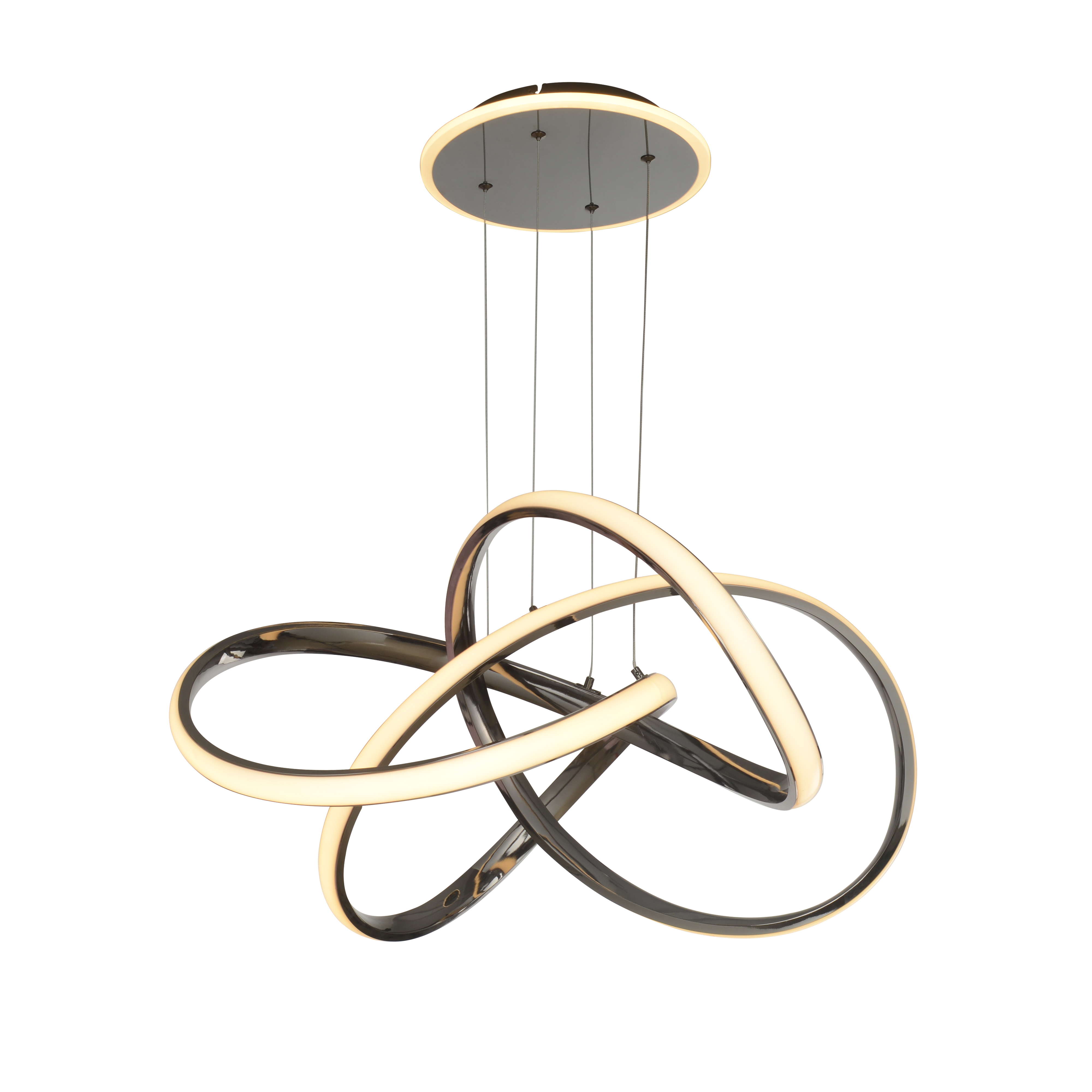 Darmowa Dostawa - Lampa wisząca 1x56 W czarna-chrom Aviano Bandol 6064105