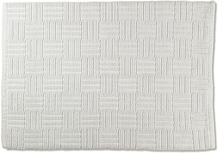 Darmowa Dostawa - Dywanik łazienkowy 80x50 cm prostokątny biały Kela Leana 23526