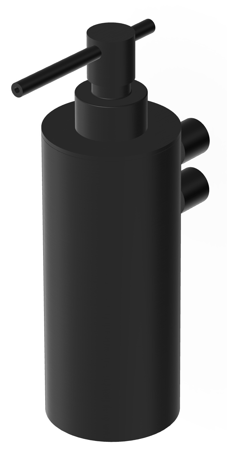 Darmowa Dostawa - Dozownik do mydła 300 ml czarny Zucchetti Helm ZAD815XP81