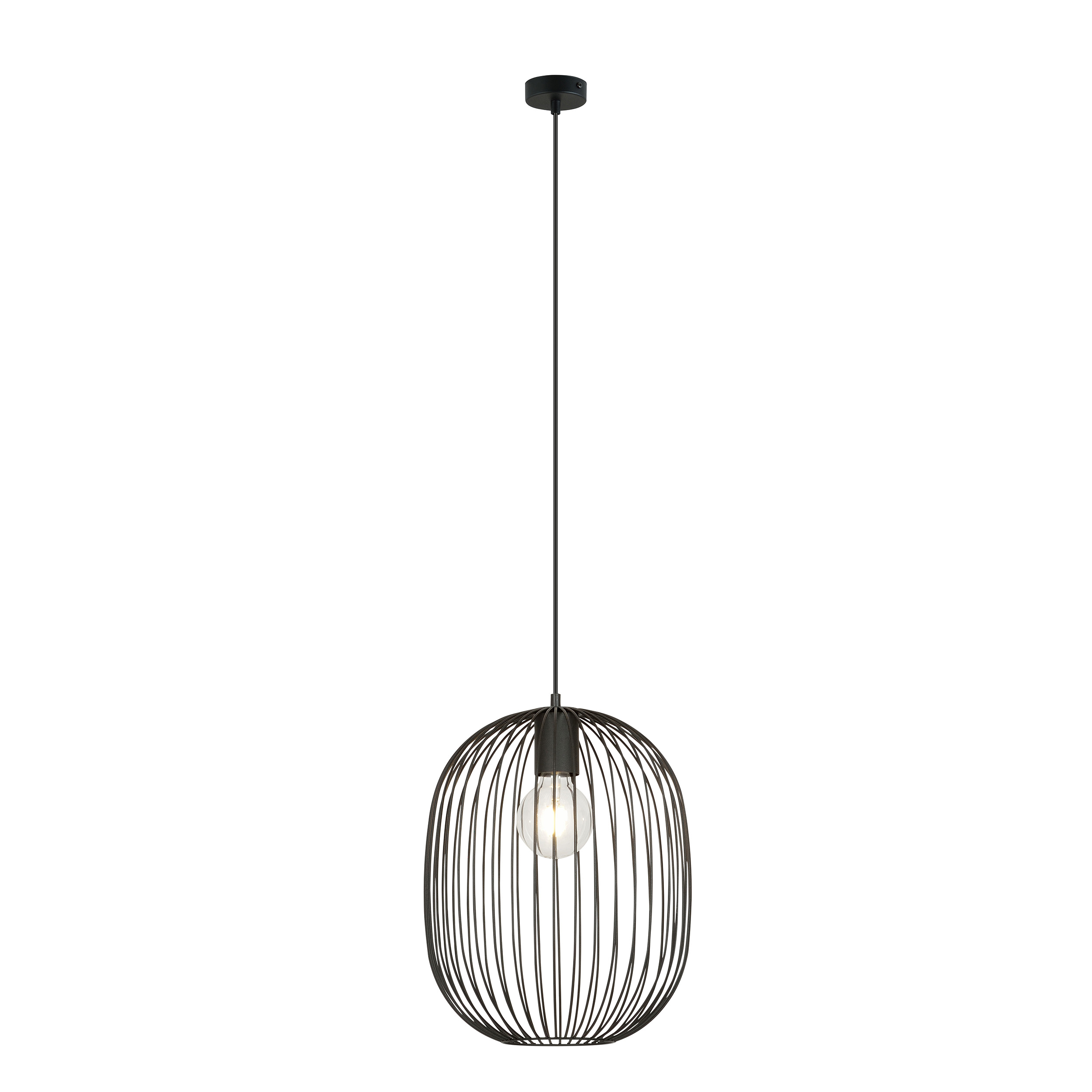 Darmowa Dostawa - Lampa wisząca 1x15 W czarna Emibig Onyx 13041