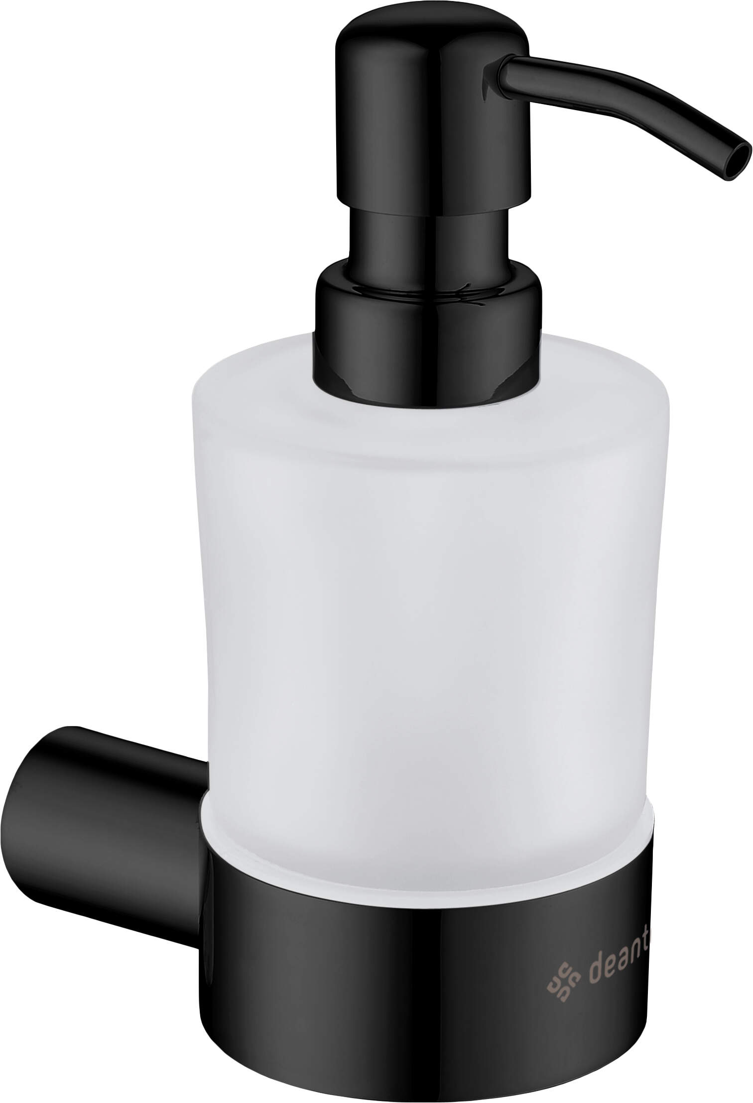 Darmowa Dostawa - Dozownik do mydła 200 ml czarny Deante Round ADRN421