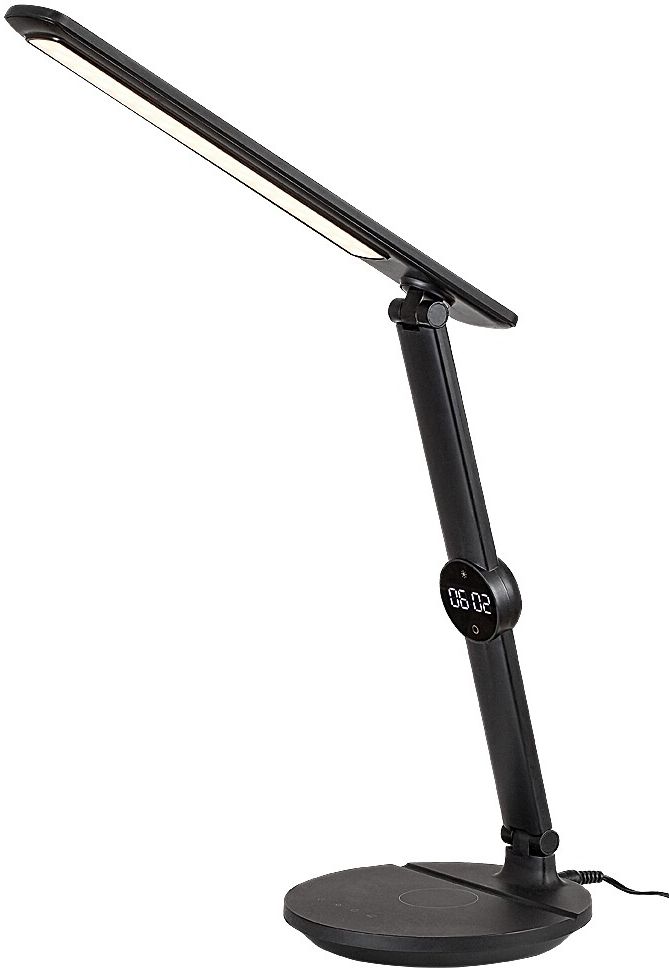 Darmowa Dostawa - Inteligentna lampa biurkowa 1x9 W biała-czarna Rabalux Isak 74198